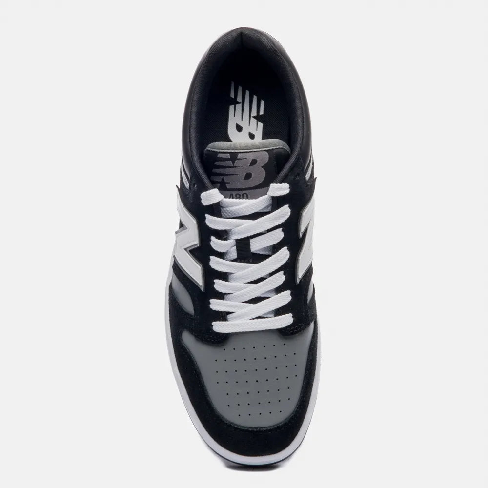TÊNIS 480 LOW UNISEX NEW BALANCE PRETO/CINZA