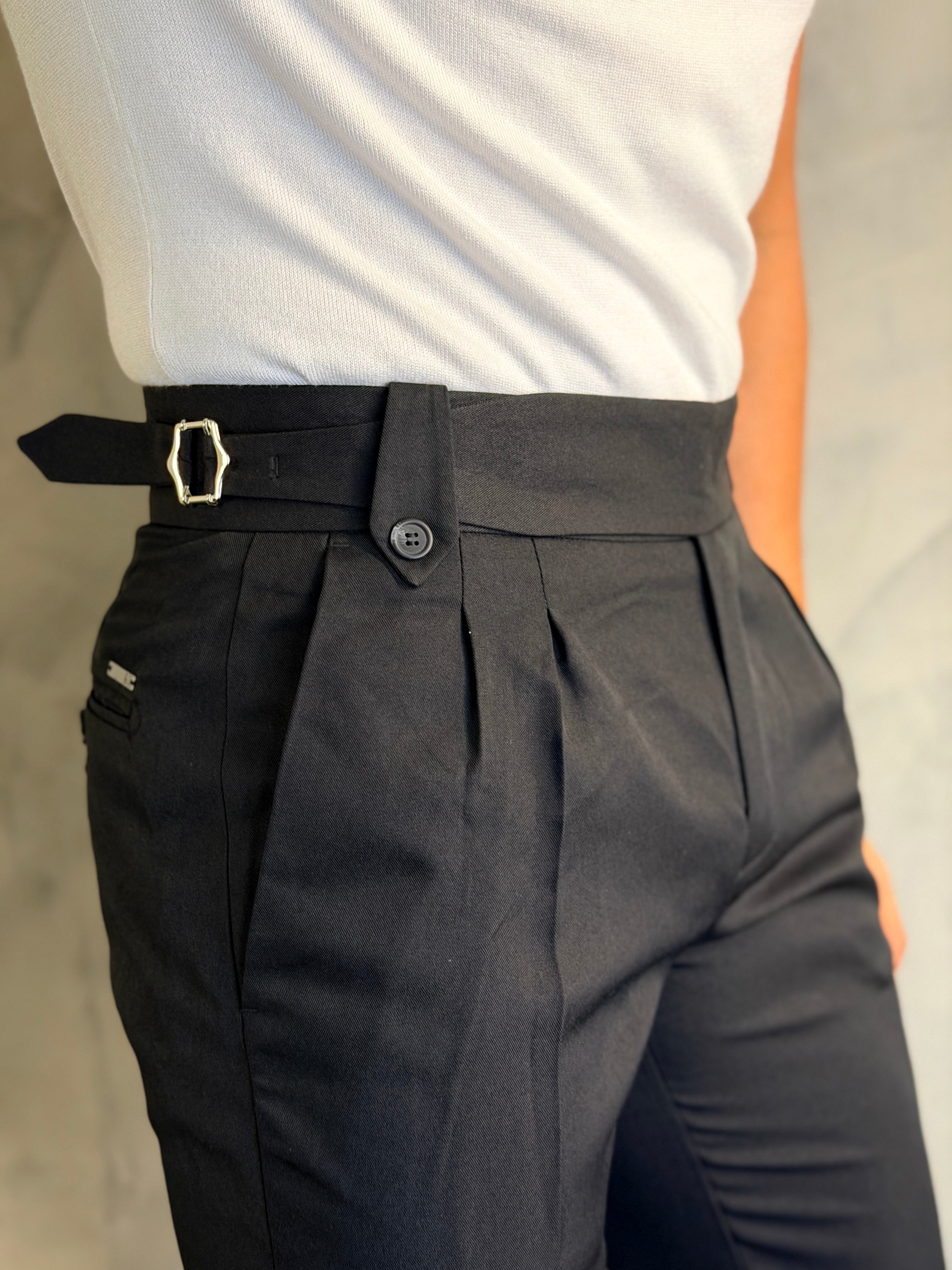CALÇA ALF. GURKHA LISBOA PONTO H PRETO