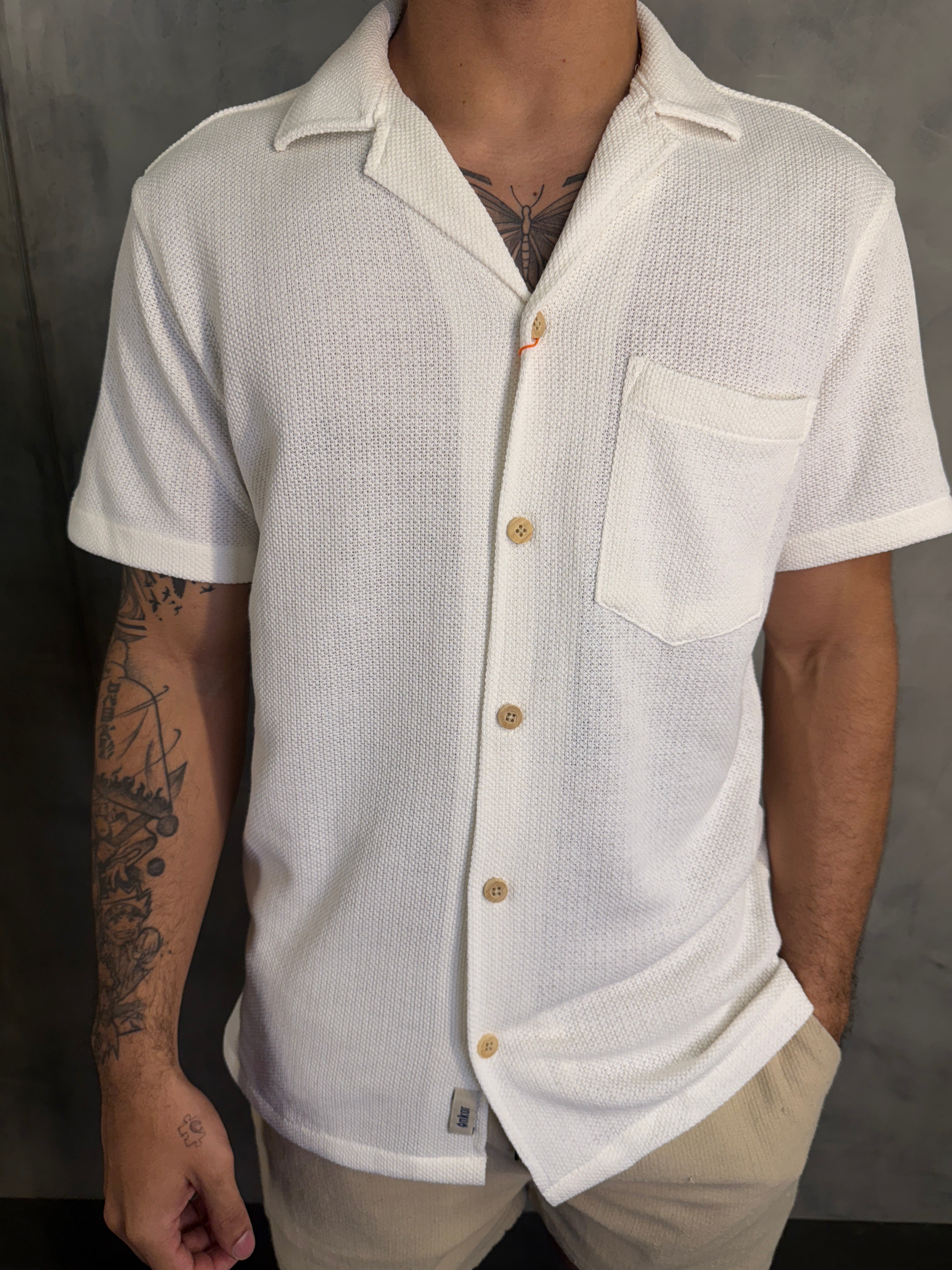 CAMISA M/C RESORT ANKOR
