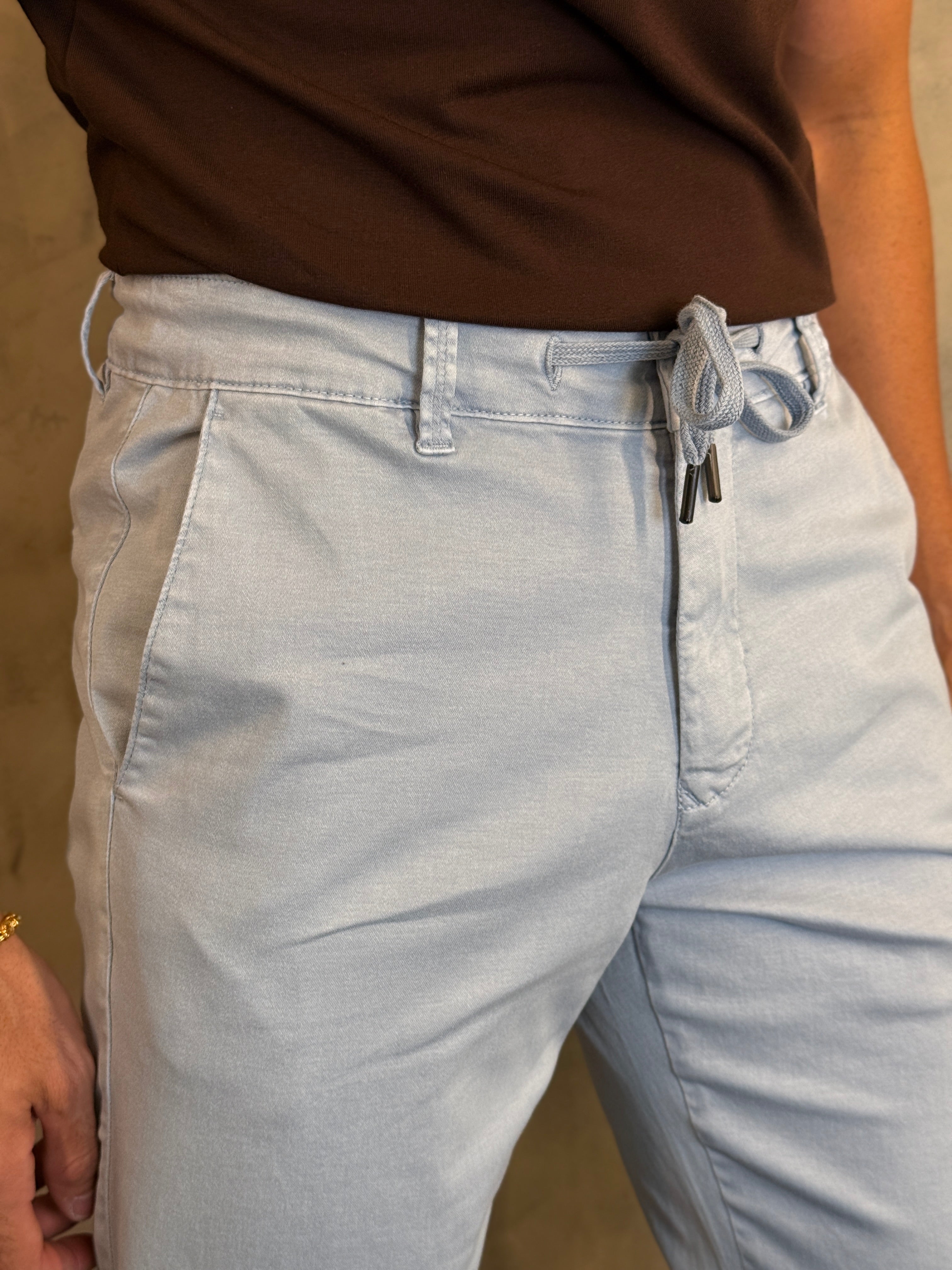 CALÇA SARJA MOLETOM SKINNY PONTO H