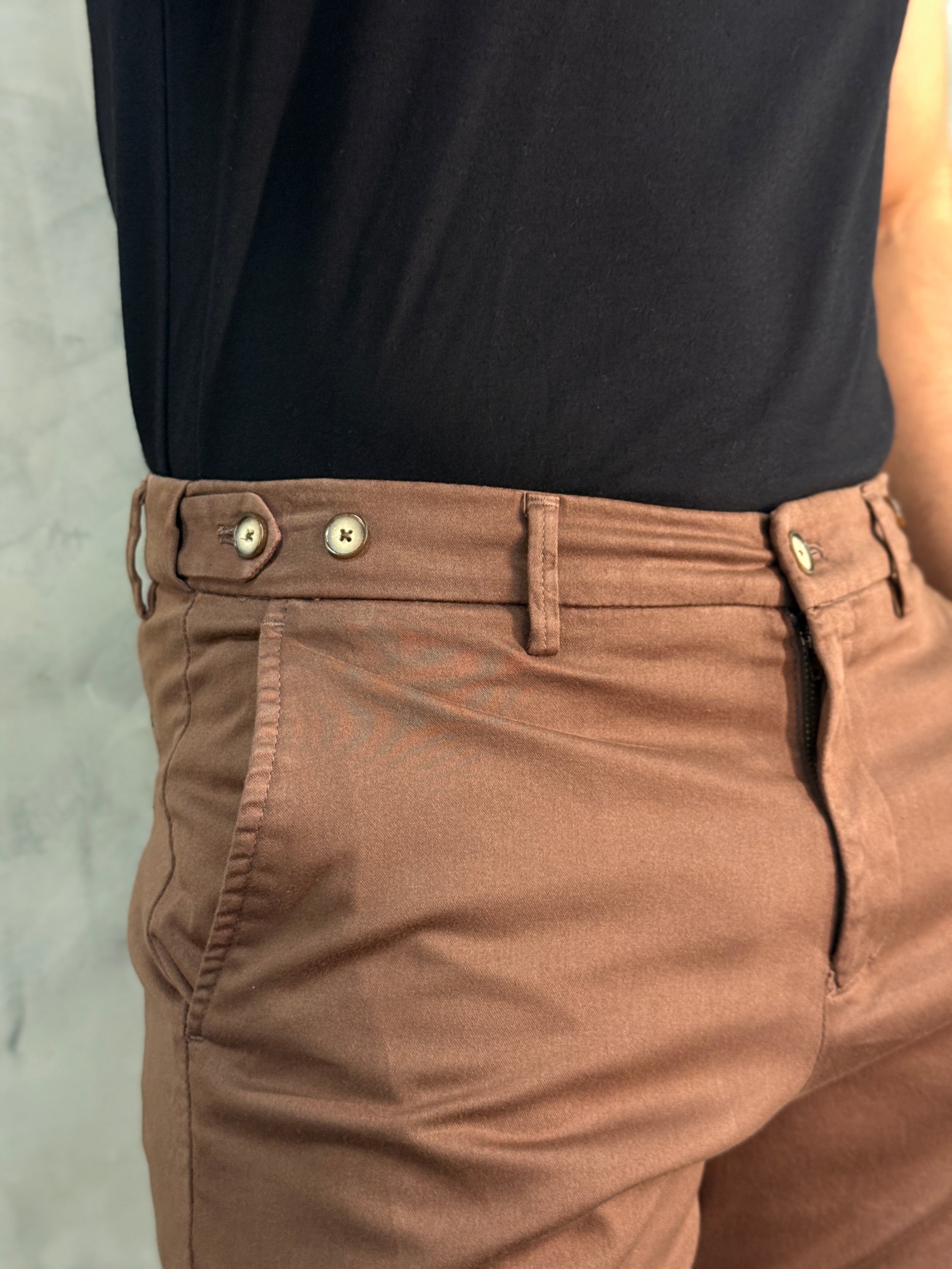 BERMUDA CASUAL-DAY ALF. STRETCH C/ AJUSTE ELASTICO CINTURA PONTO H