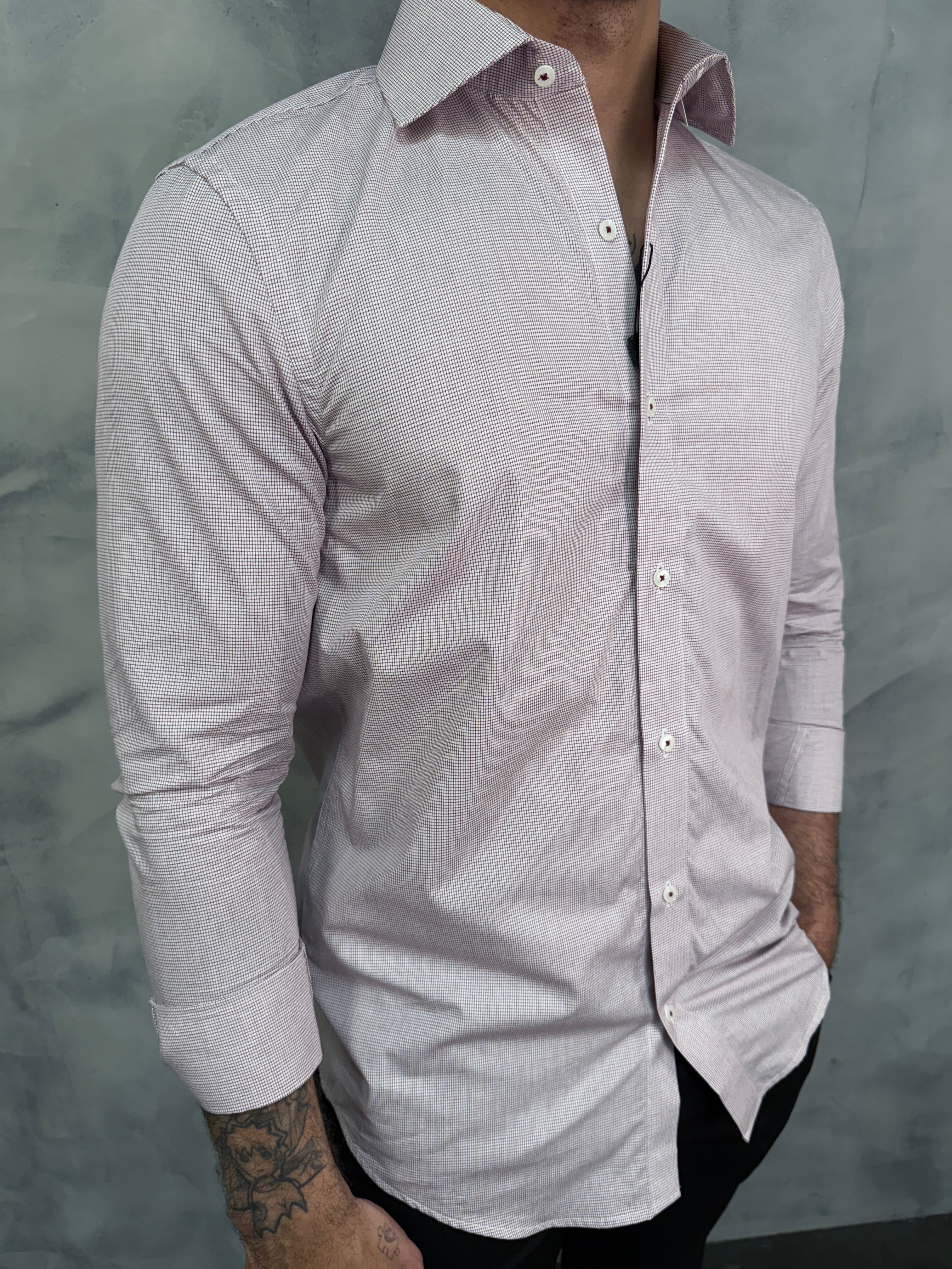 CAMISA M/L RAVEL ARMIATHO XADREZ BORDÔ