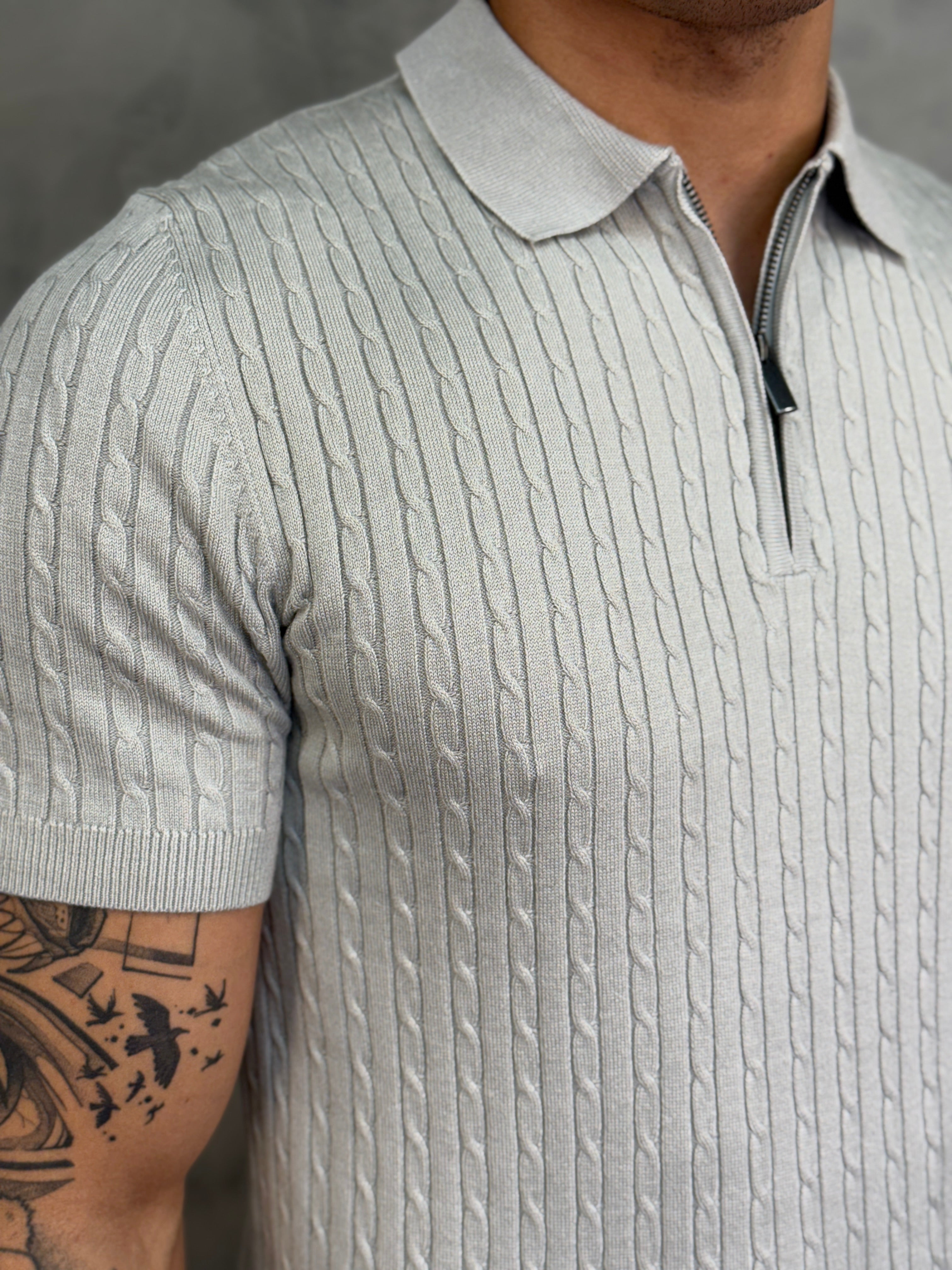 POLO TRICOT ZIPER CORDAME PONTO H