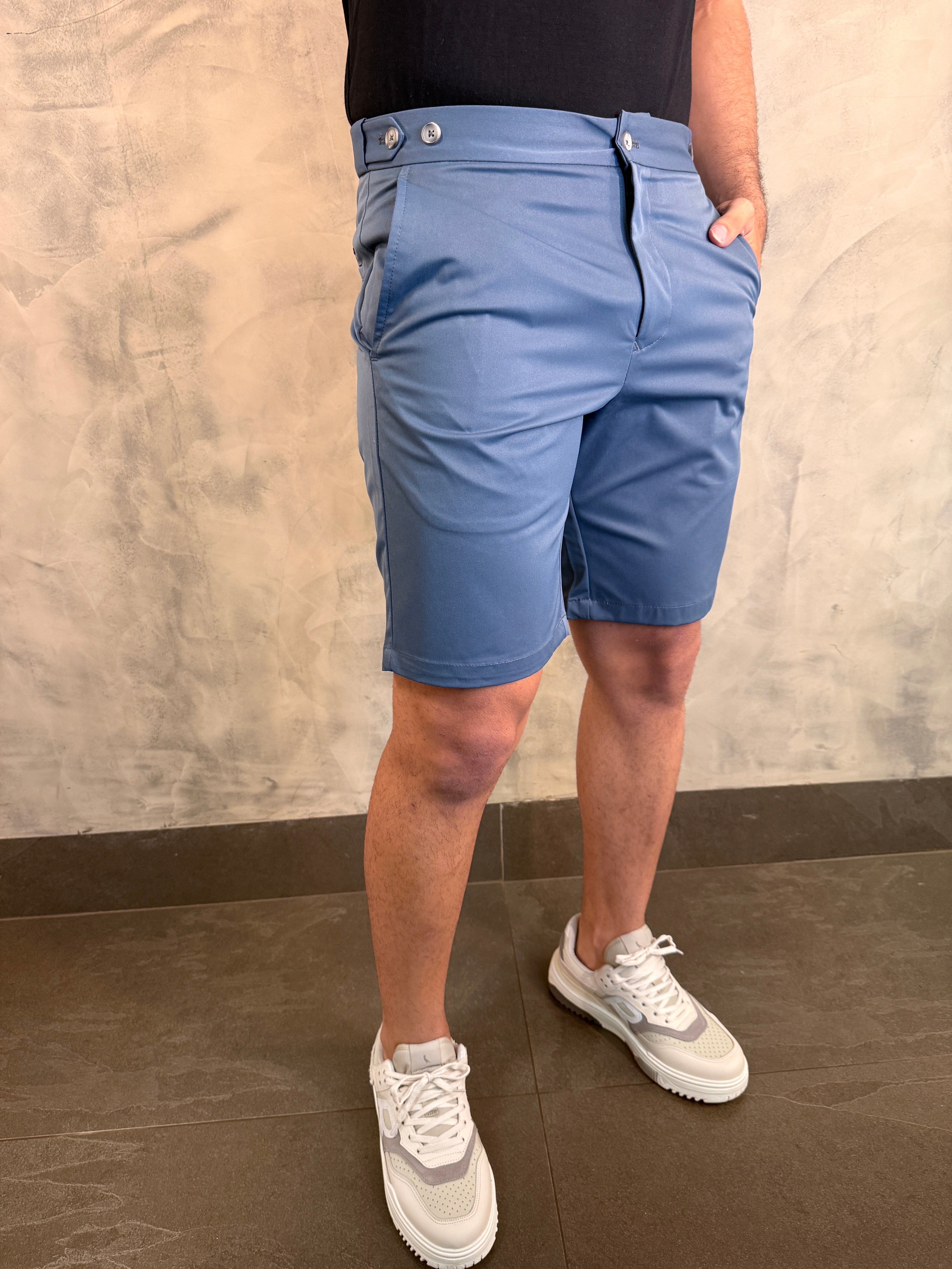 BERMUDA CASUAL-DAY STRETCH MECANICO AJUSTE COS C/ ELASTICO PONTO H