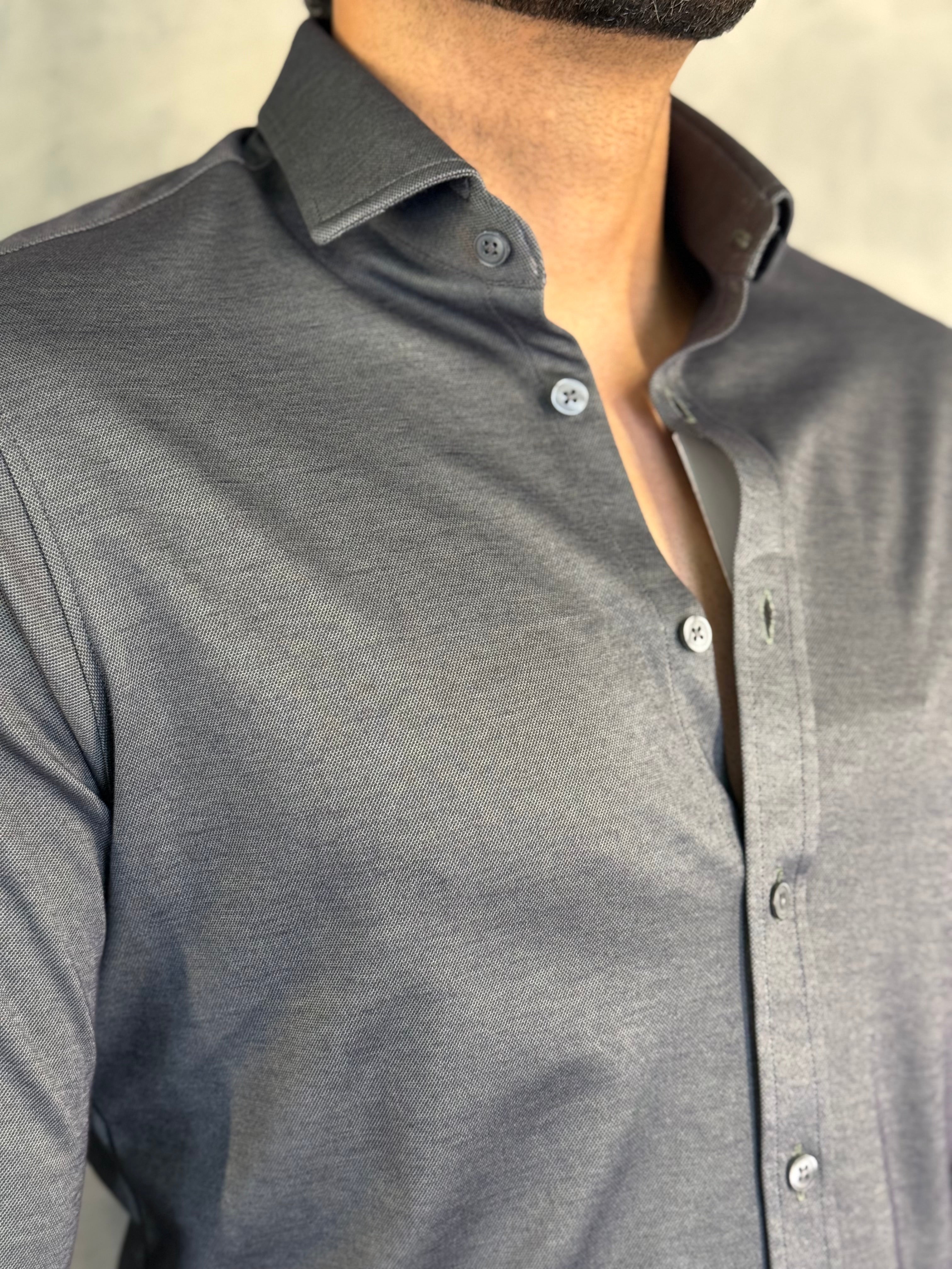CAMISA M/L ALGODÃO PIMA VERDE MUSGO