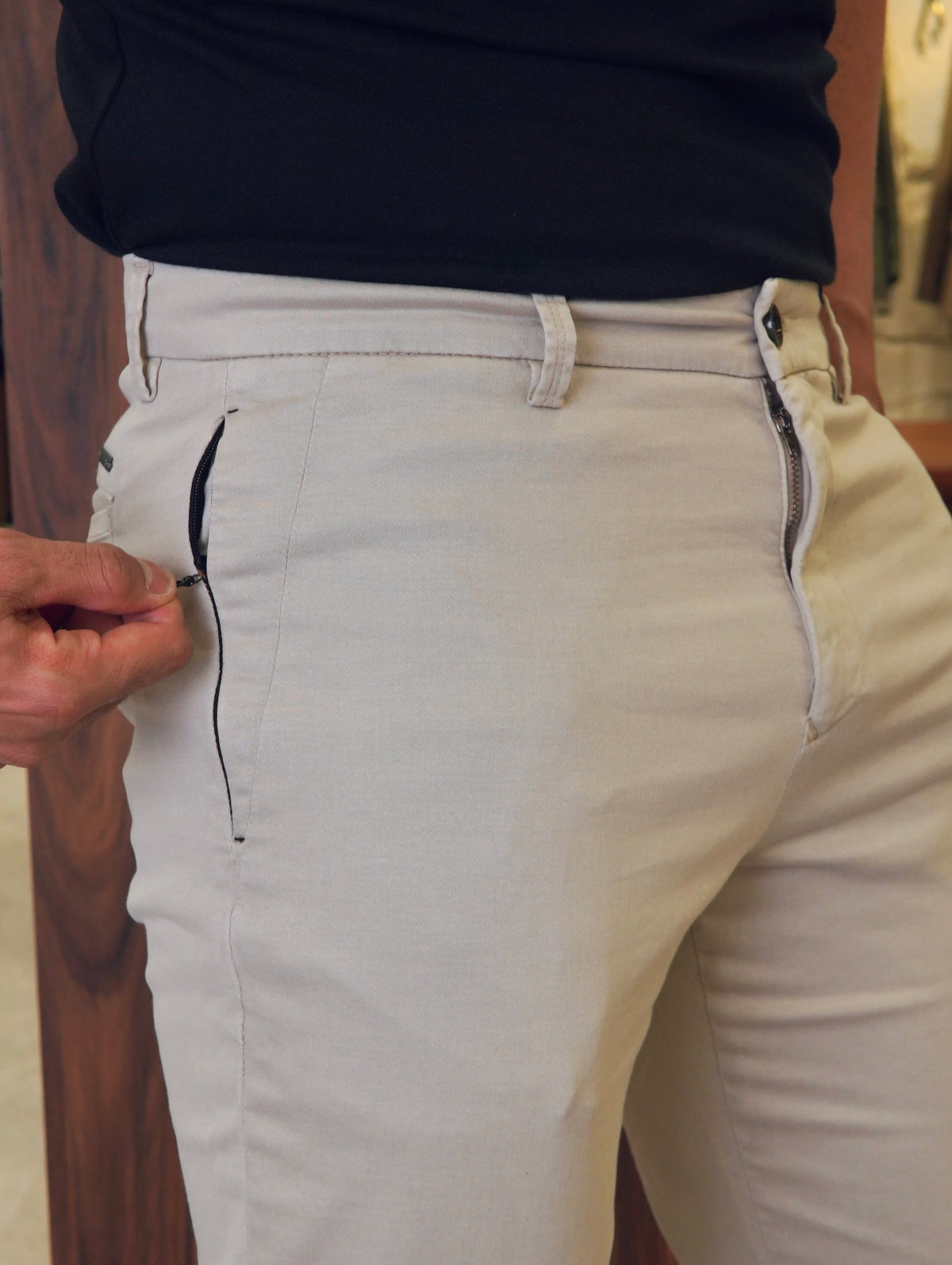 CALÇA ALF. SARJA BOLSO ZÍPER ARMIATHO