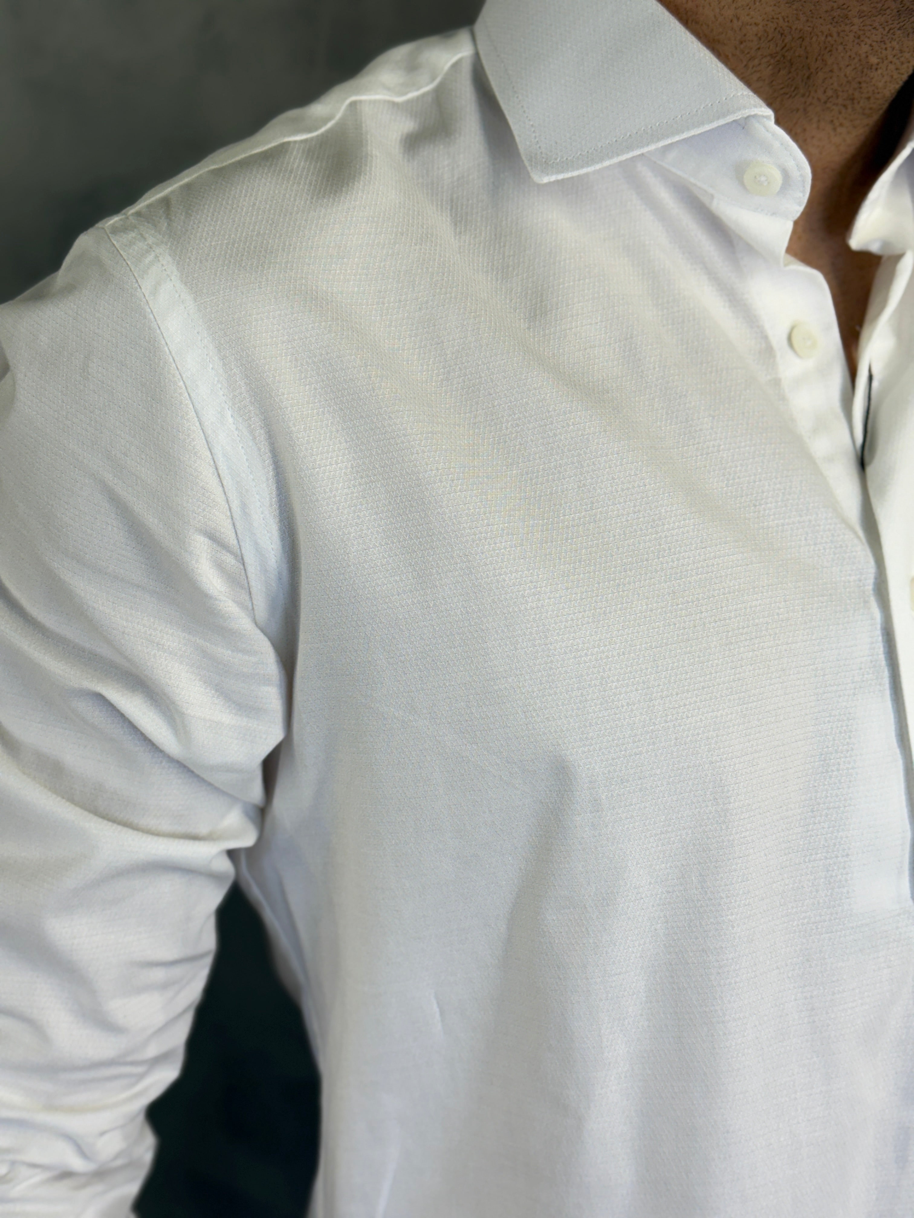 CAMISA M/L SENSATEZ PONTO H BRANCO