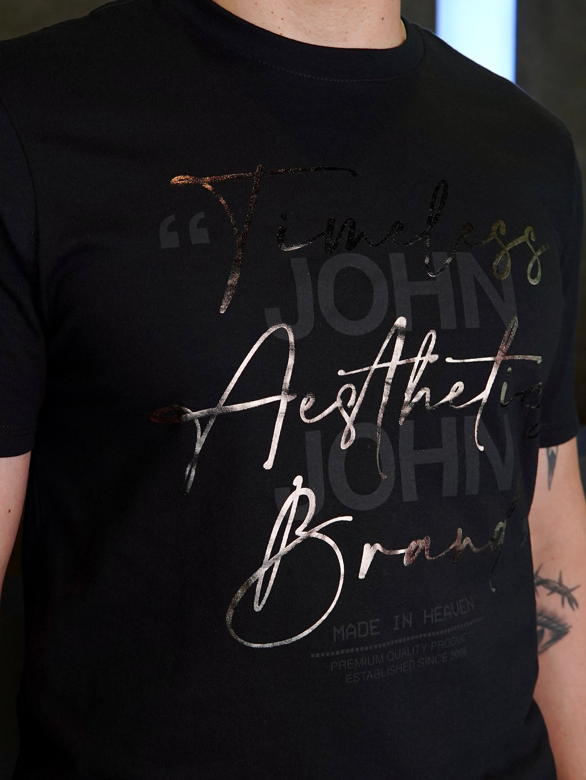 T SHIRT TIMELESS JOHN JOHN PRETO