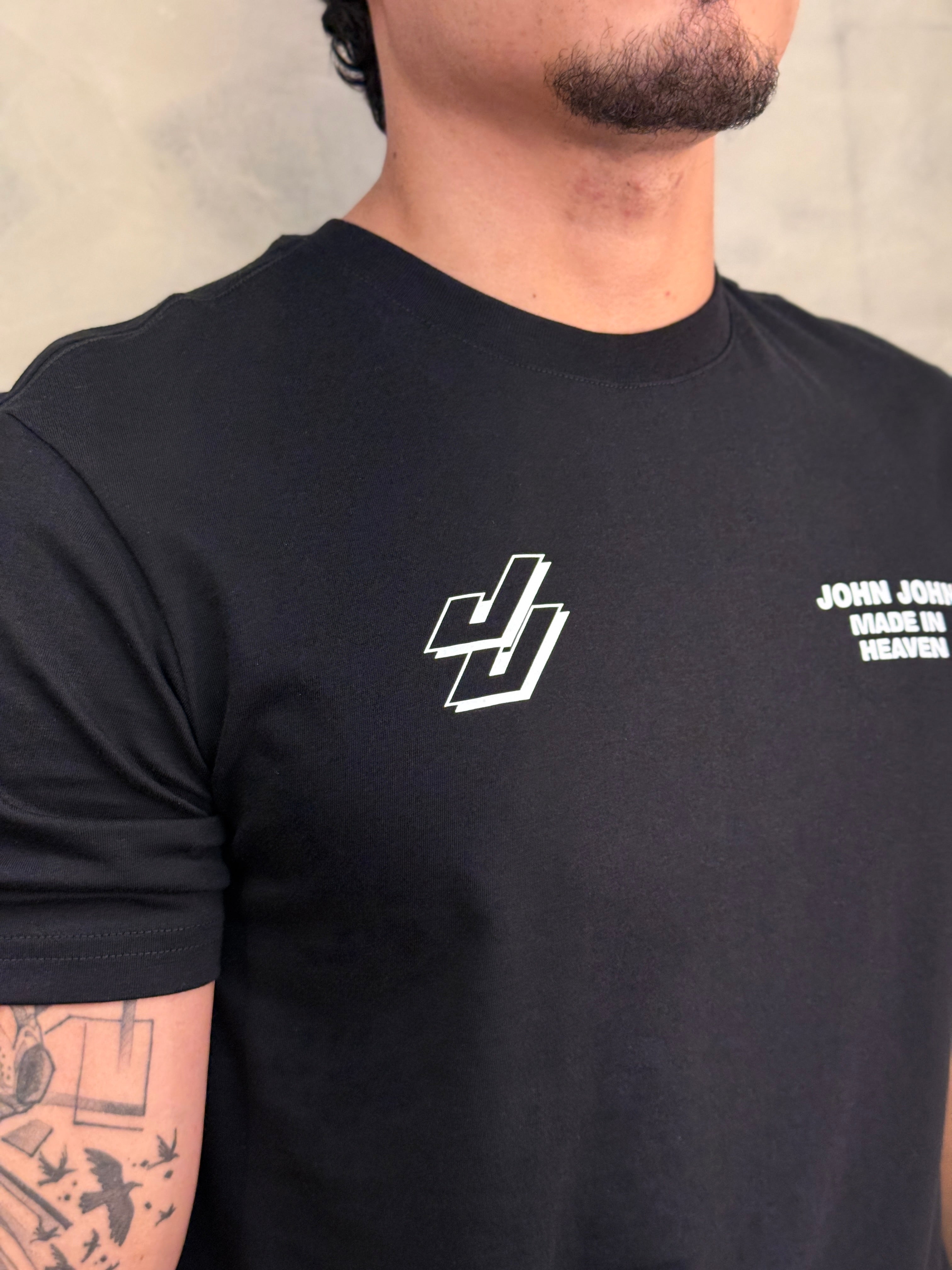 T SHIRT RG PC BEST LIFE BLK JOHN JOHN PRETO
