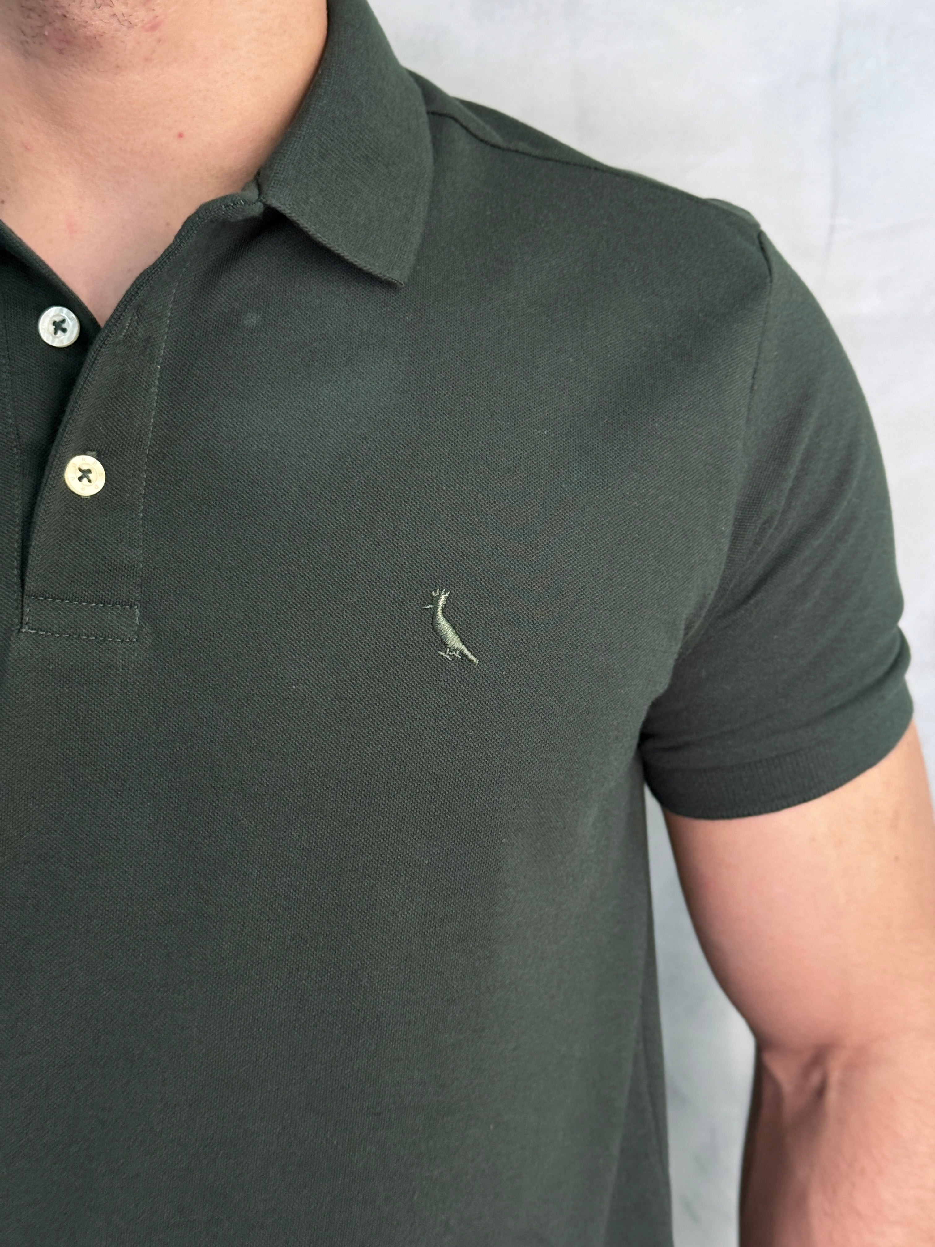 POLO PIQUET CLÁSSICA RSV VERDE FLORESTA