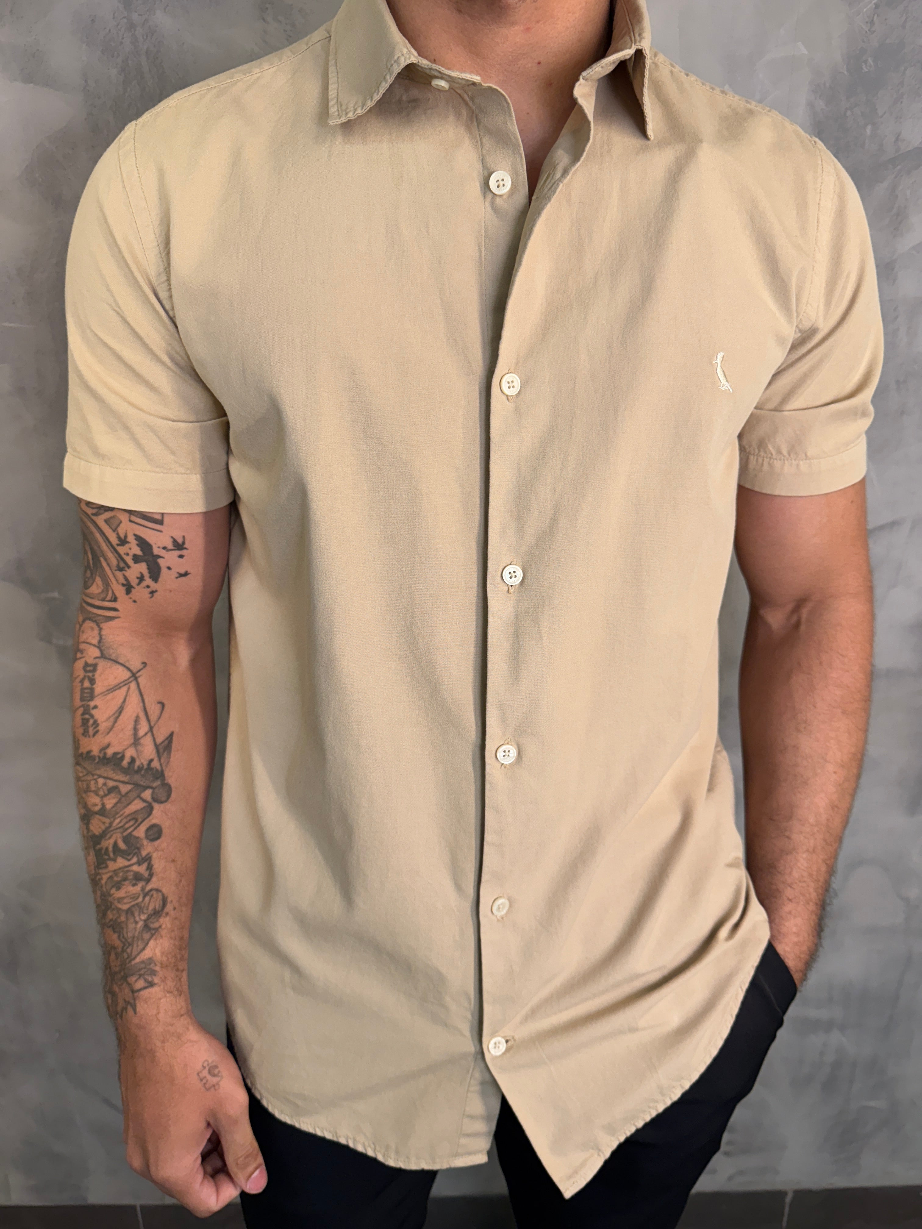 CAMISA M/C NOVA PARATY RESERVA GENGIBRE