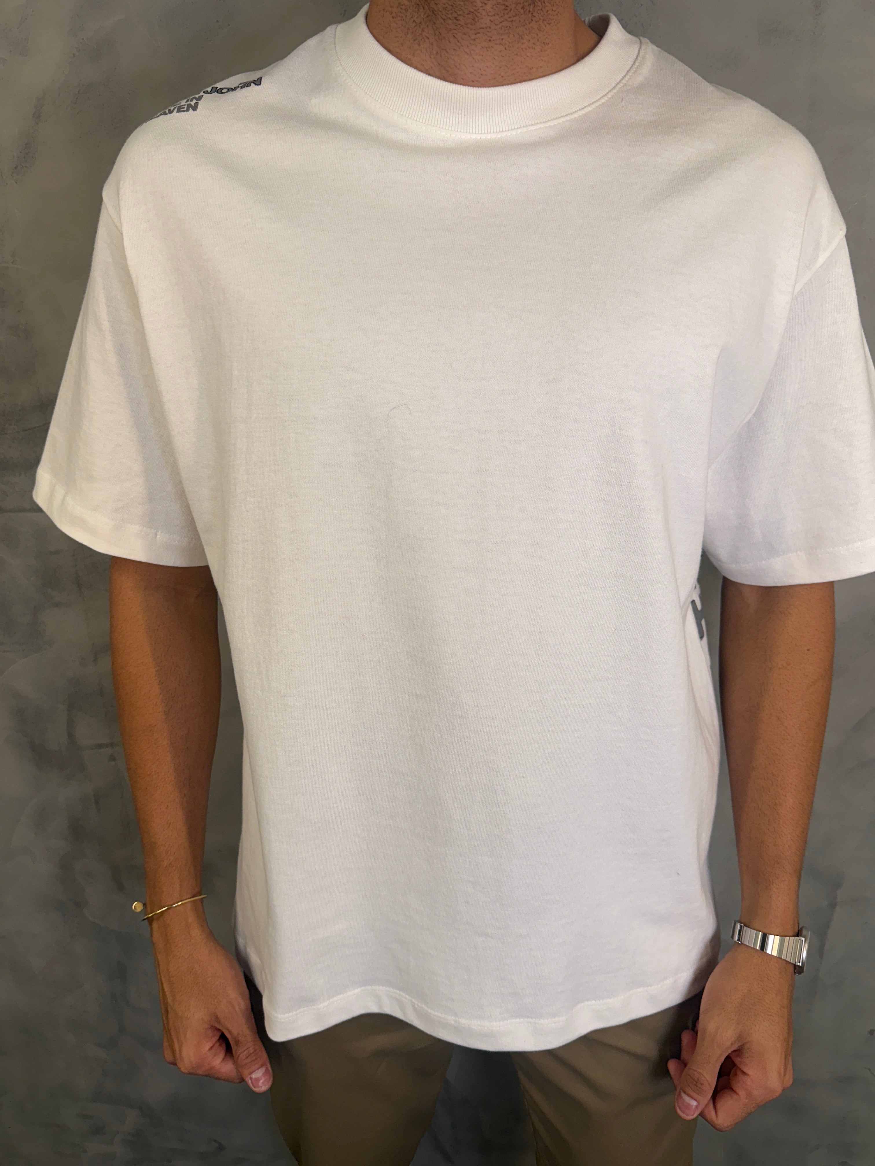 T SHIRT BOX OPTICAL JOHN JOHN OFF WHITE