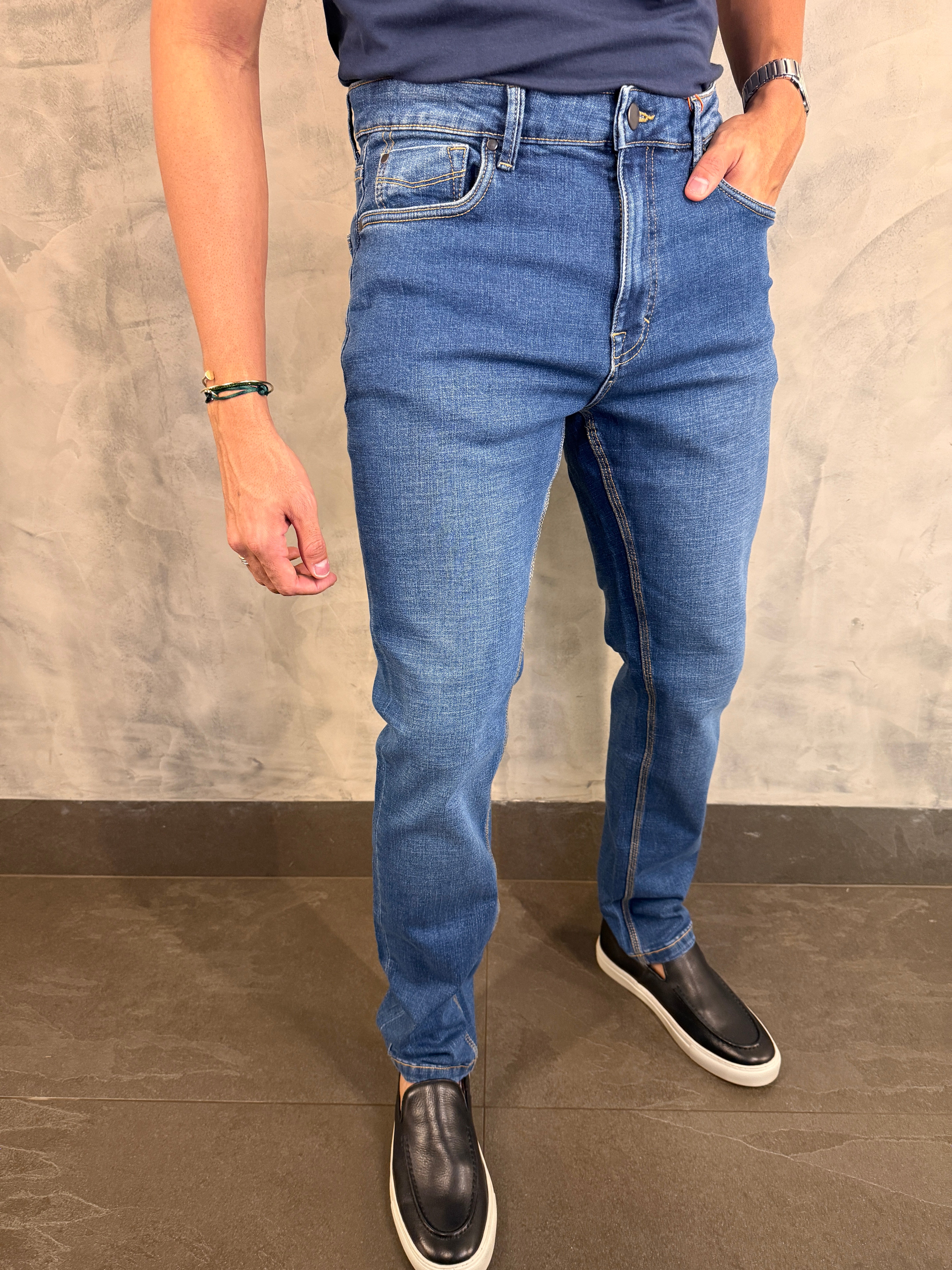 CALÇA JEANS SLIM MOTION FLEX ANKOR