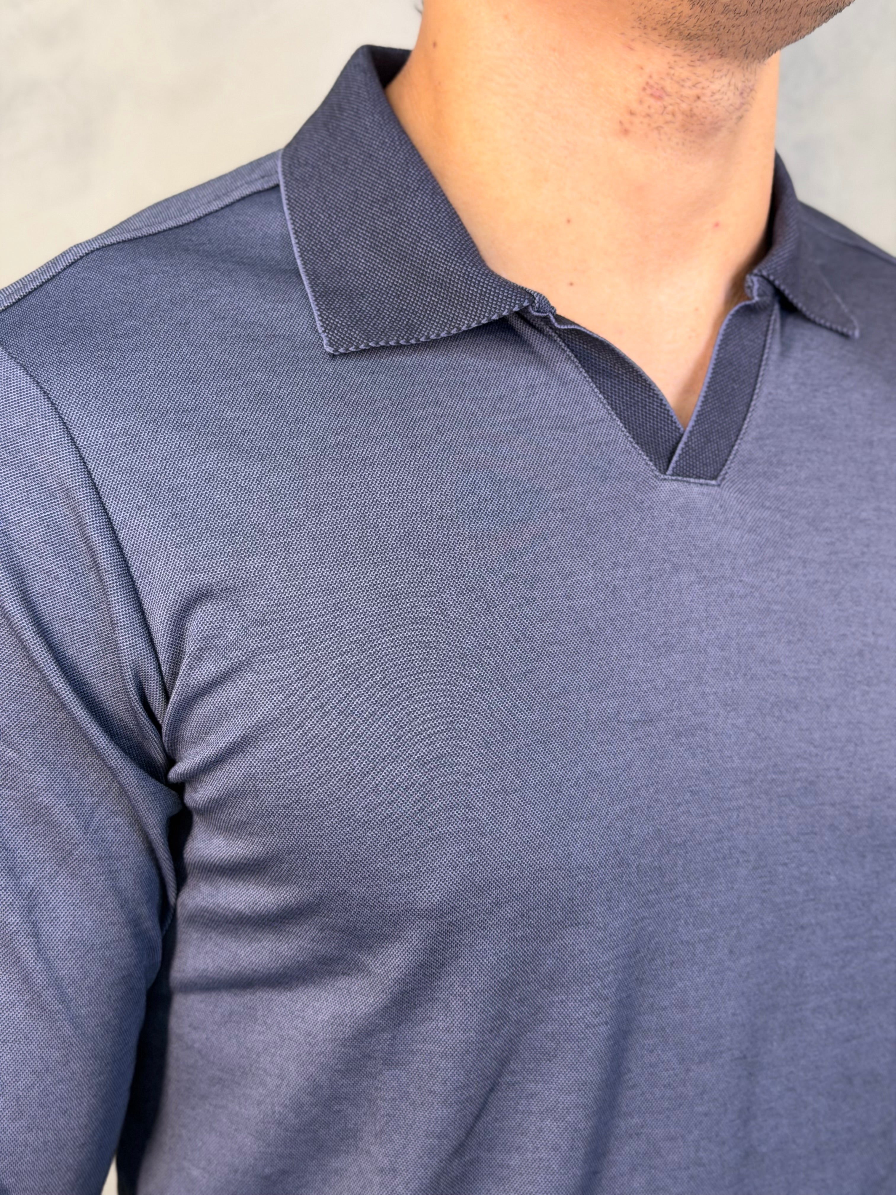 POLO M/L GOLA V FIDELI