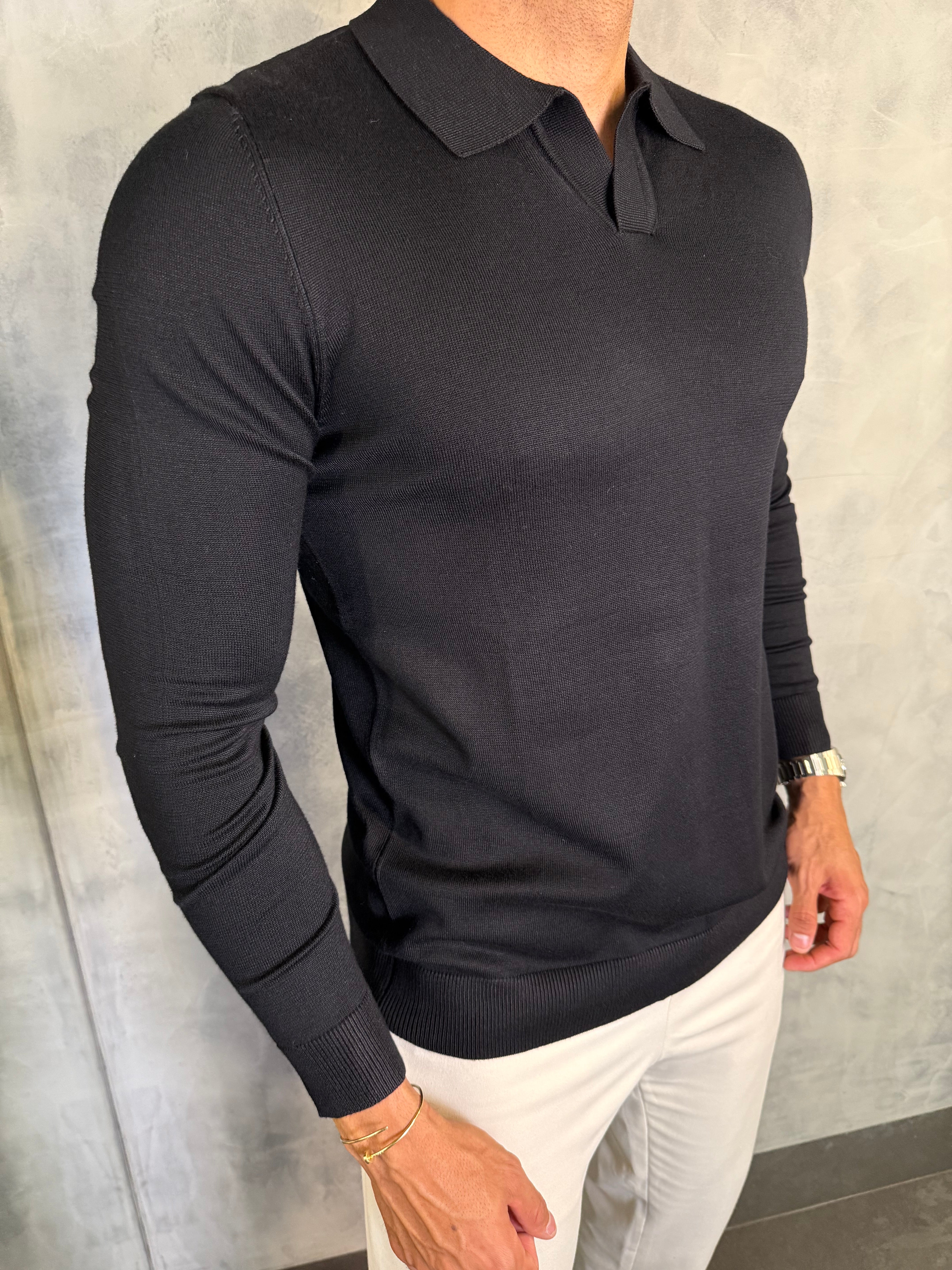 POLO M/L TRICOT PONTO H