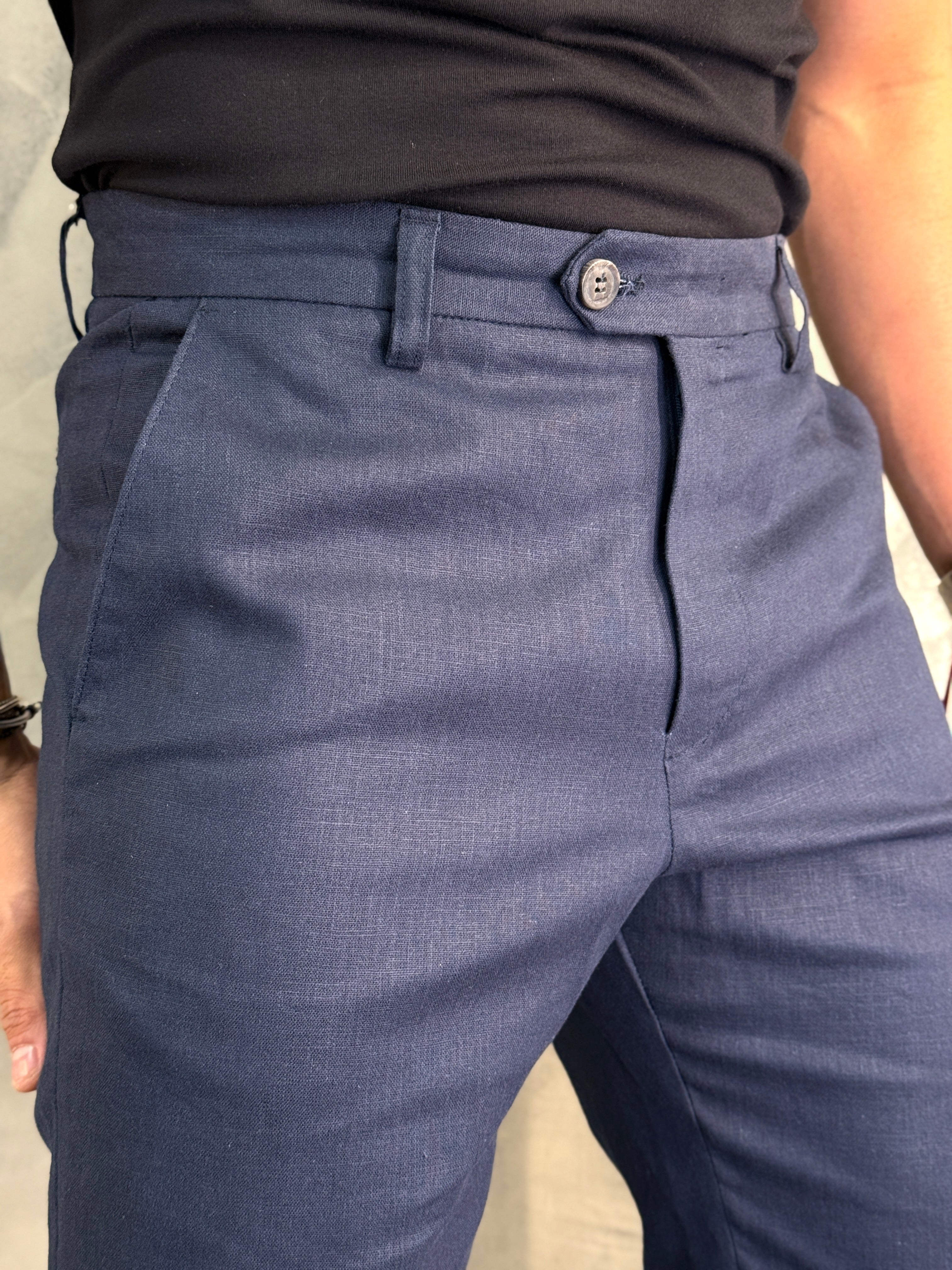 CALÇA SAMOA RAMIE PONTO H MARINHO