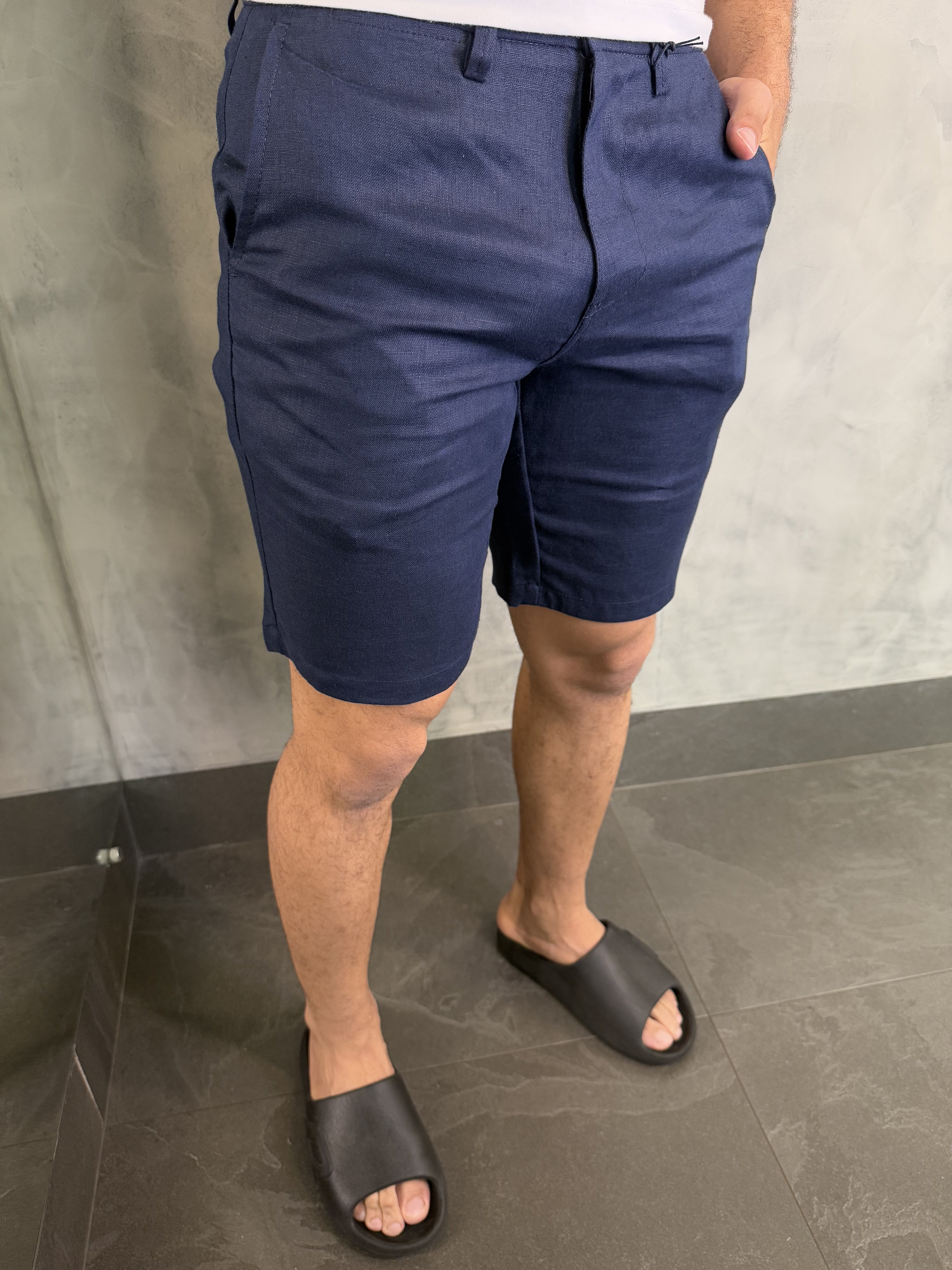 BERMUDA CASUAL-DAY ALF. PURO LINHO BAREZY