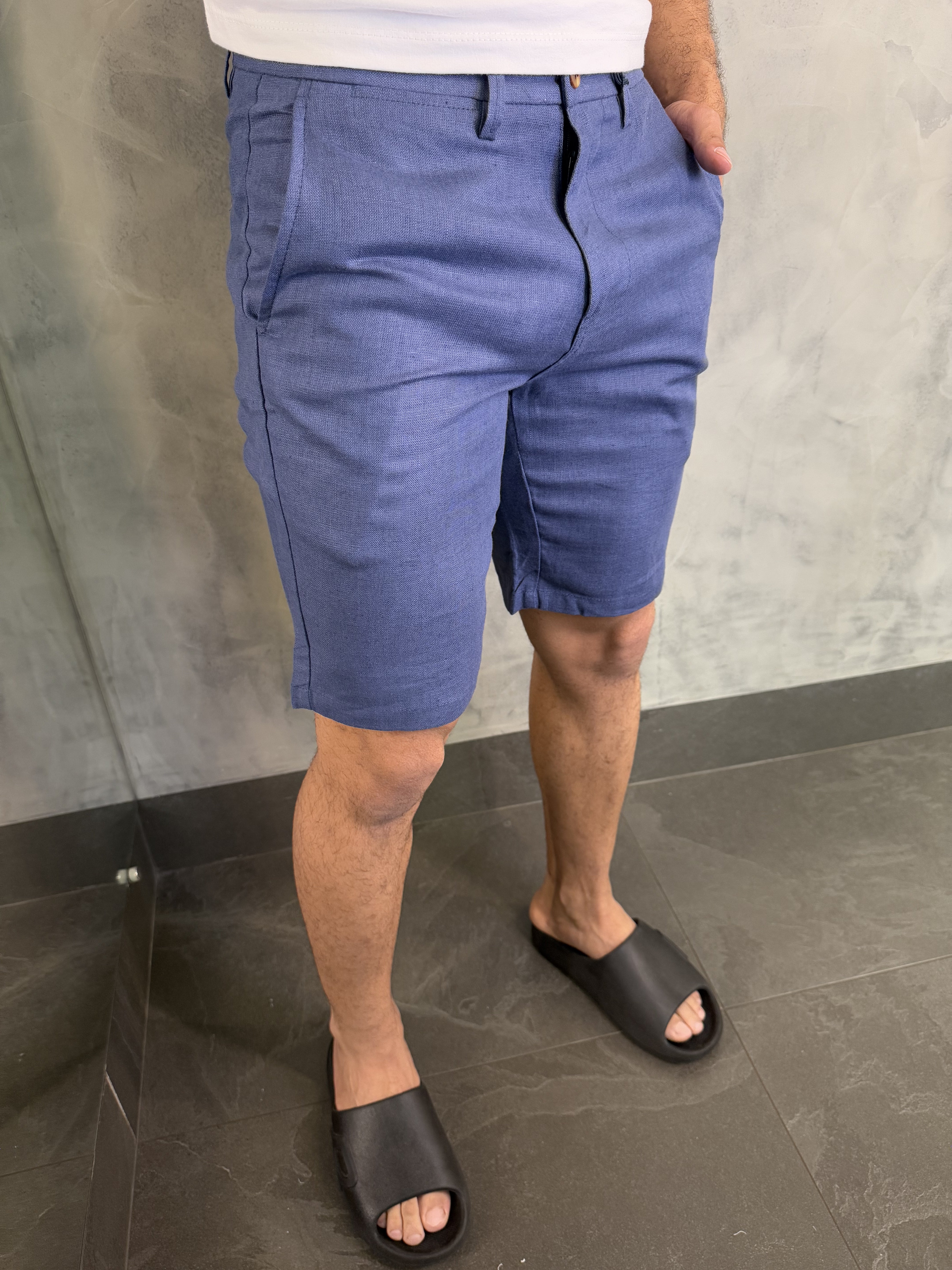 BERMUDA CASUAL-DAY ALF. PURO LINHO BAREZY