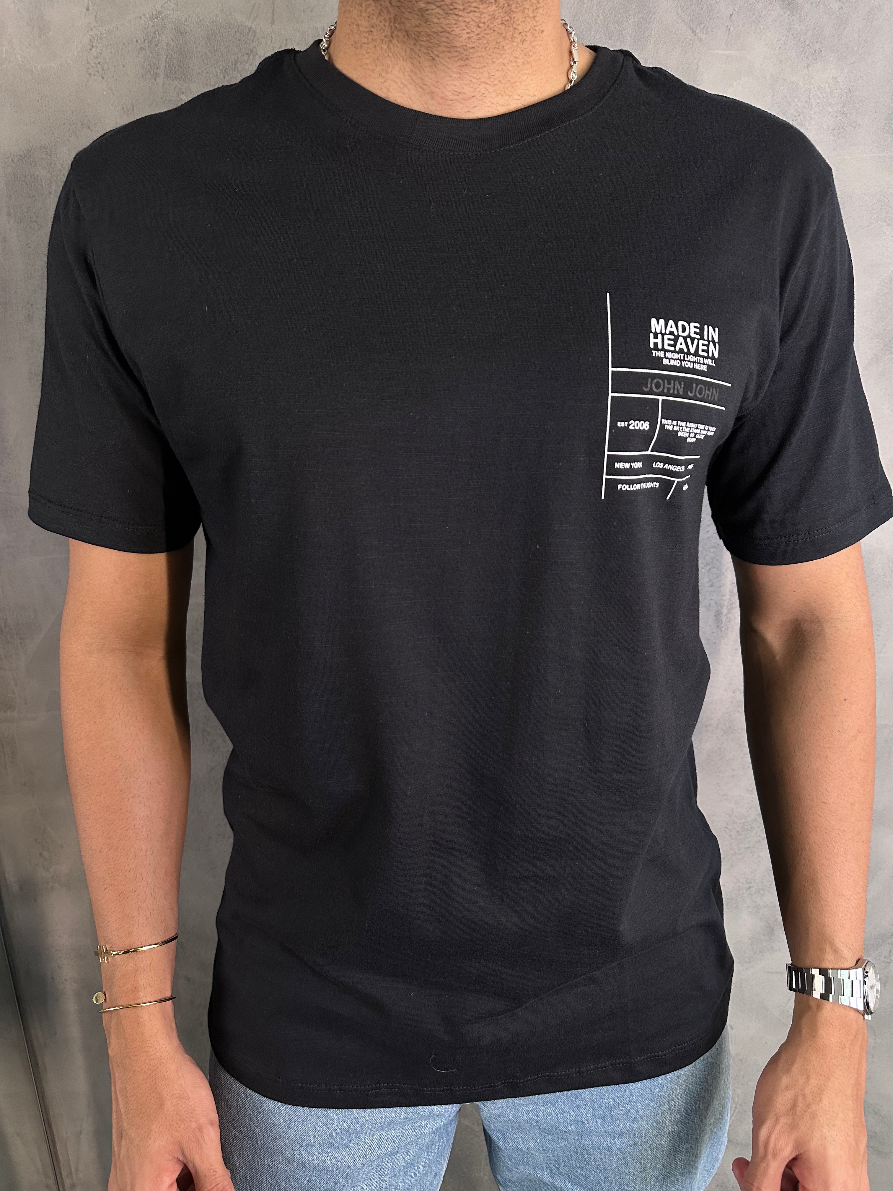 T SHIRT RG MIDNIGHT FEEL JOHN JOHN PRETO