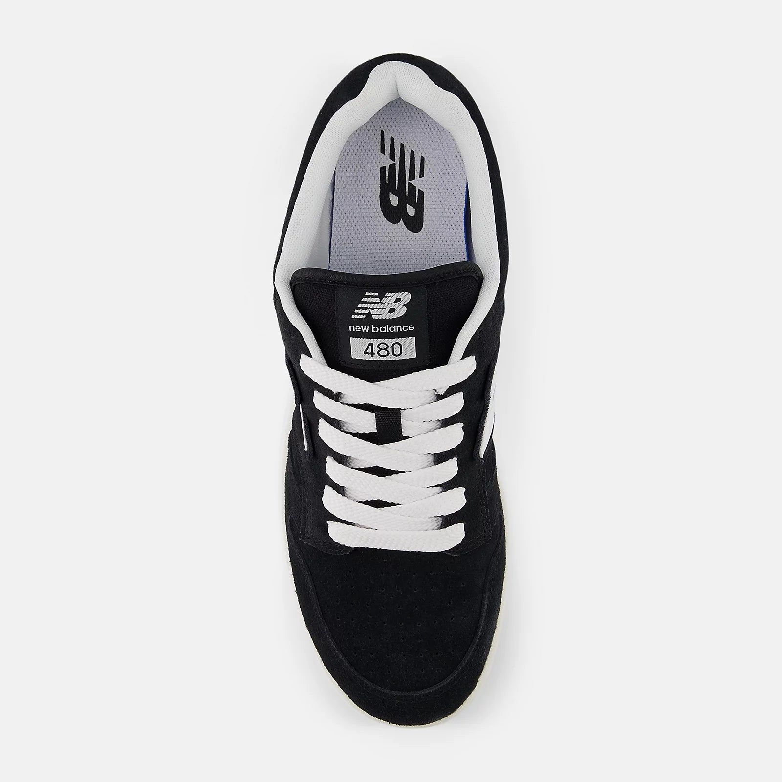 TÊNIS 480 LOW UNISEX NEW BALANCE PRETO/BEGE CLARO