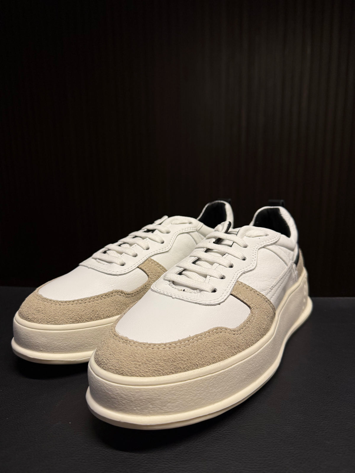 SNEAKER NICE PONTO H BRANCO/CREME