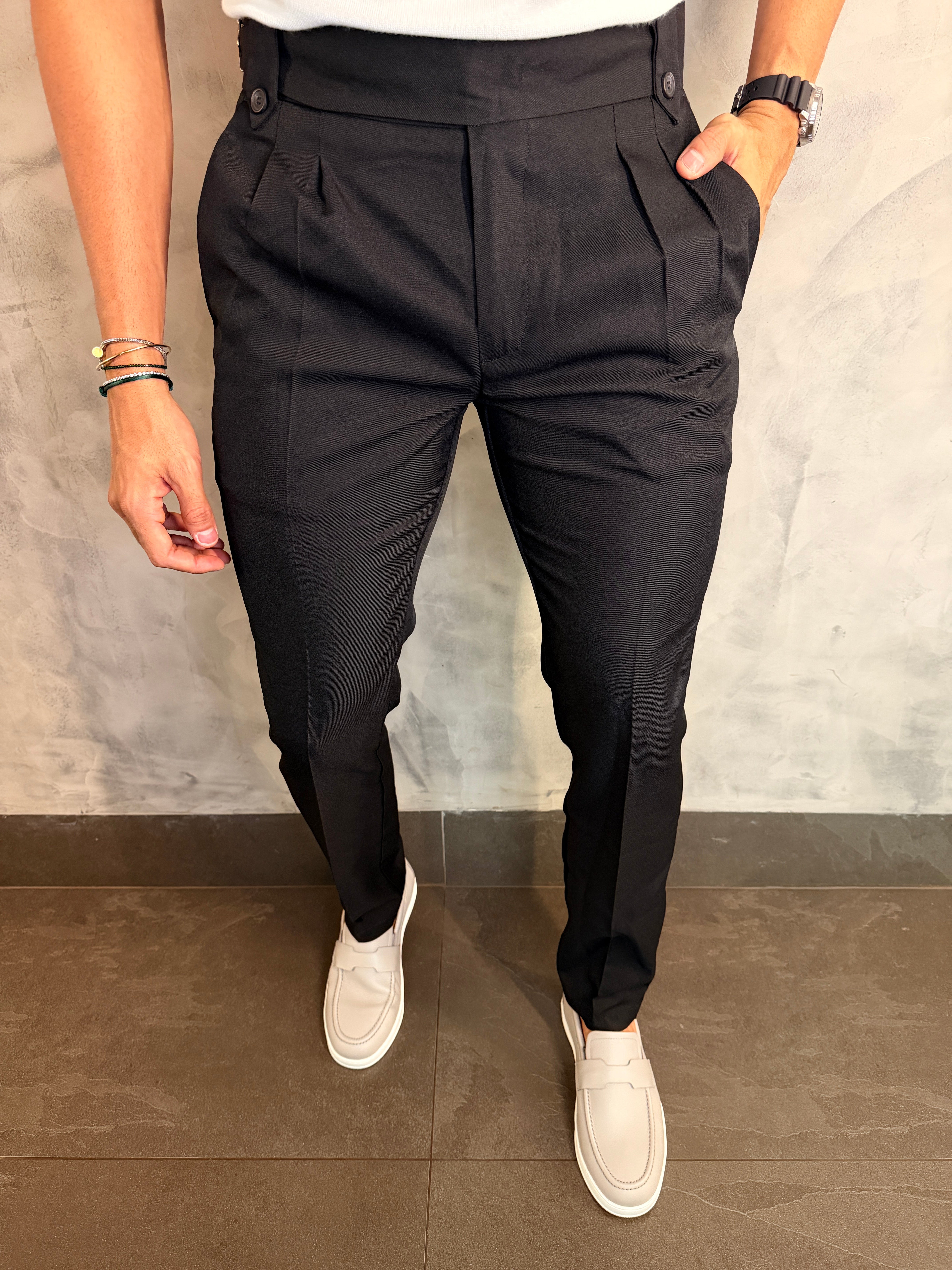 CALÇA ALF. GURKHA LISBOA PONTO H PRETO