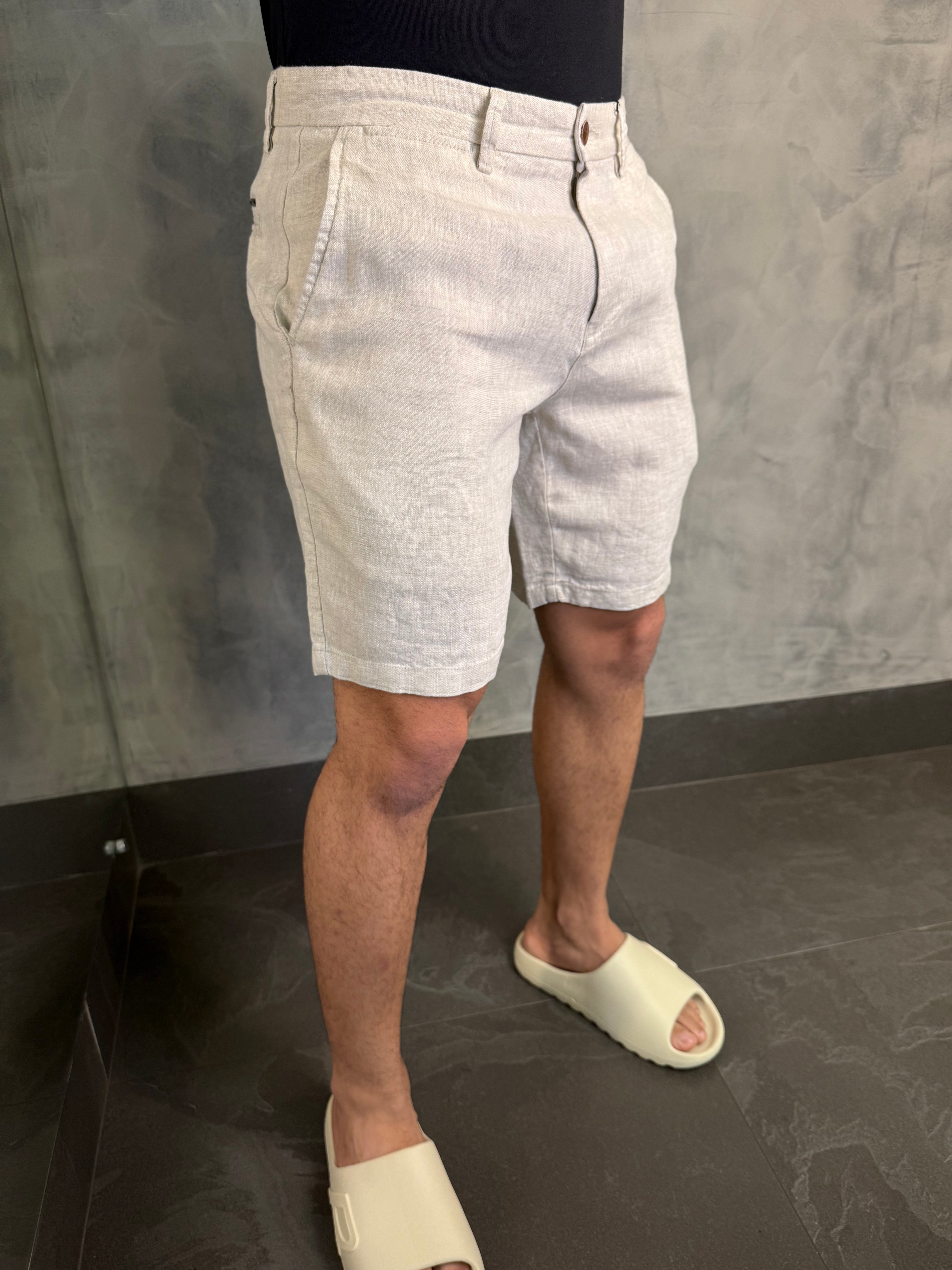 BERMUDA CASUAL-DAY ALF. PURO LINHO PONTO H