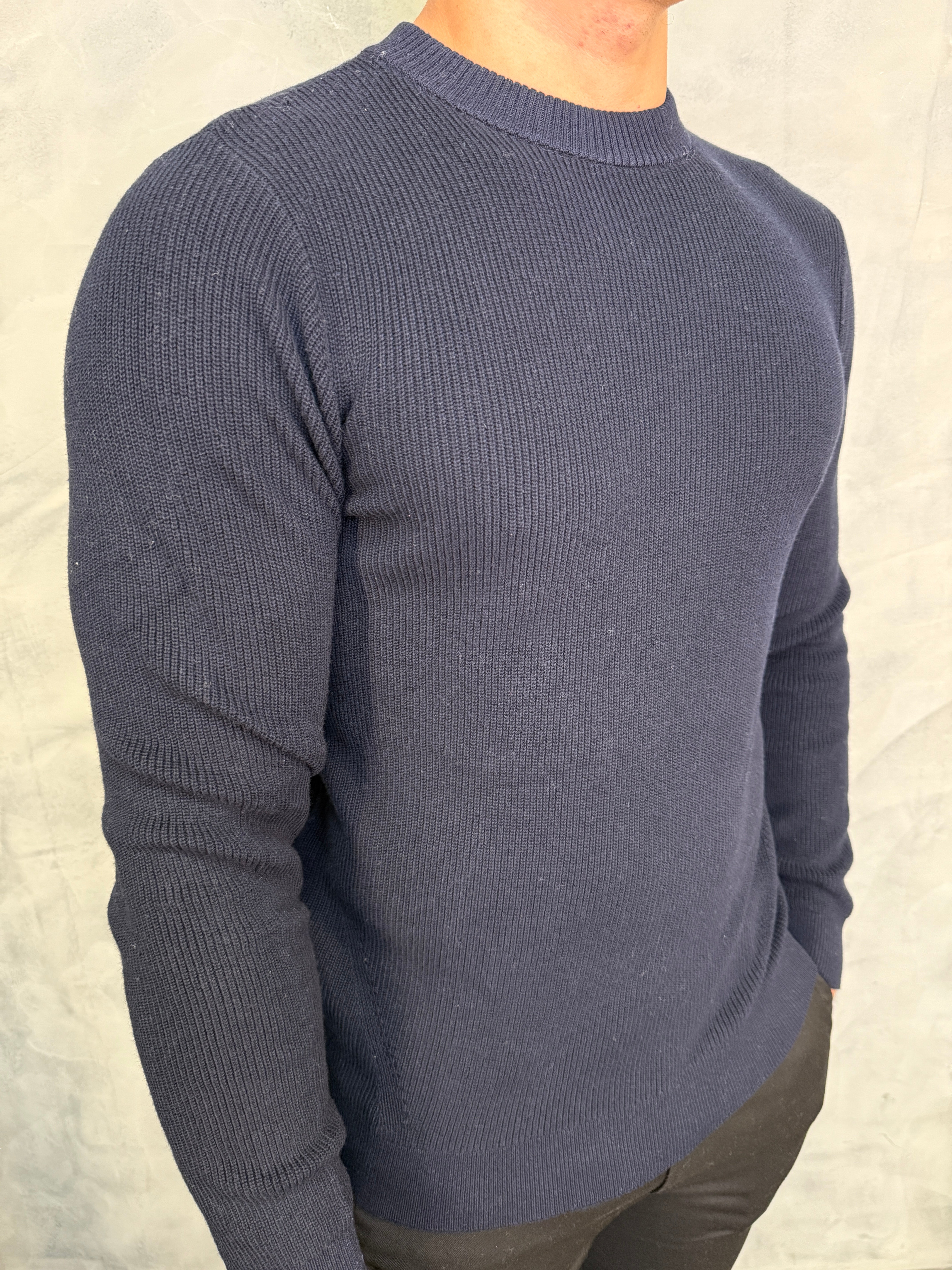SUETER TRICOT TEXTURA ALGODÃO PONTO H