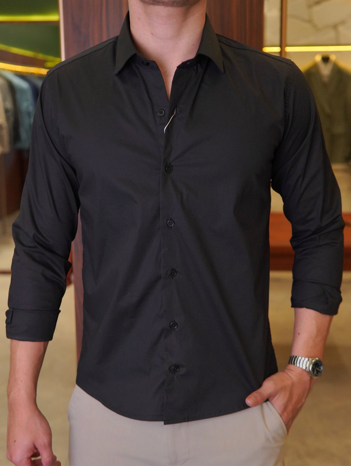 CAMISA M/L TRICOLINE FIO 50 ARMIATHO