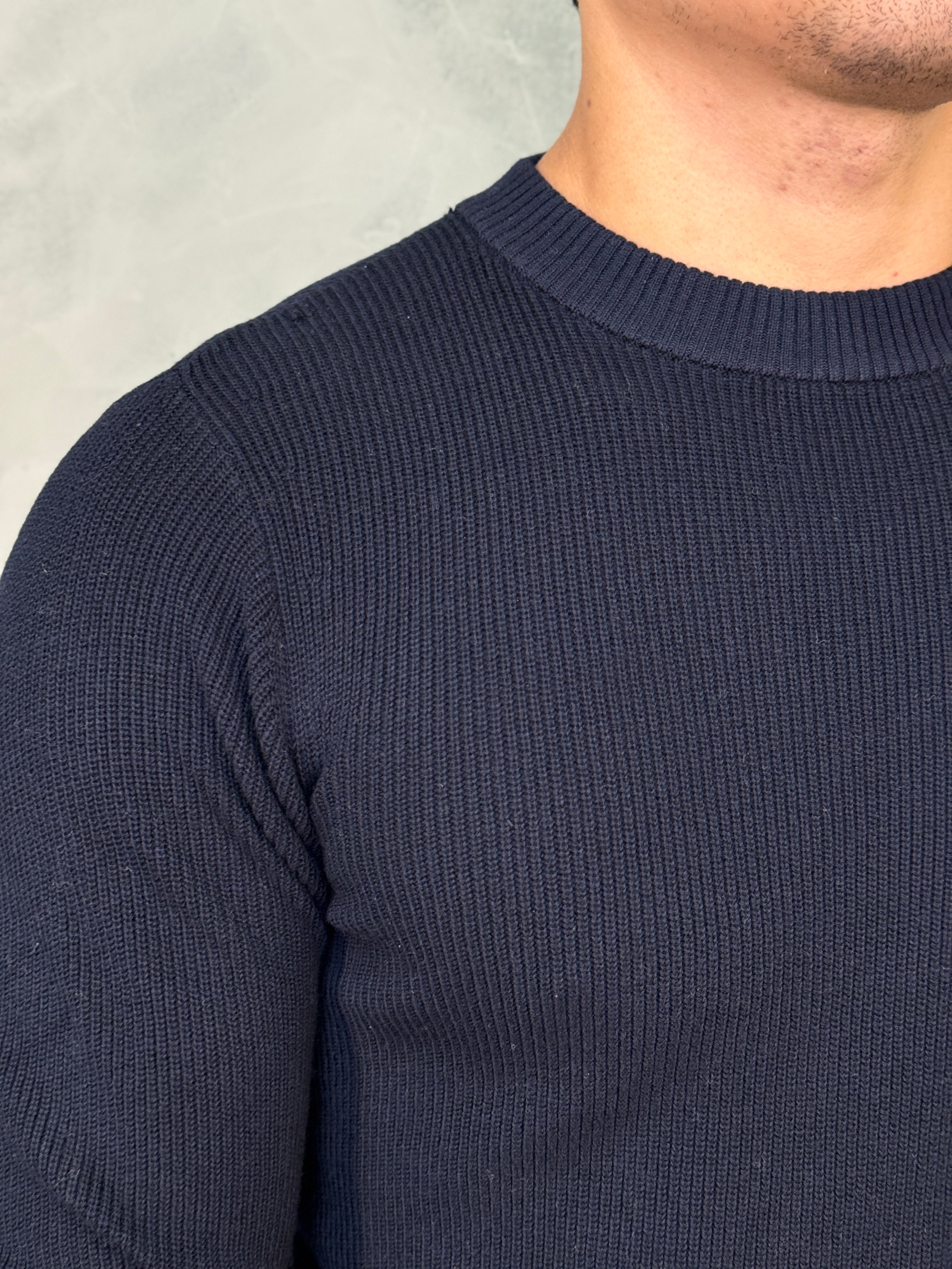 SUETER TRICOT TEXTURA ALGODÃO PONTO H