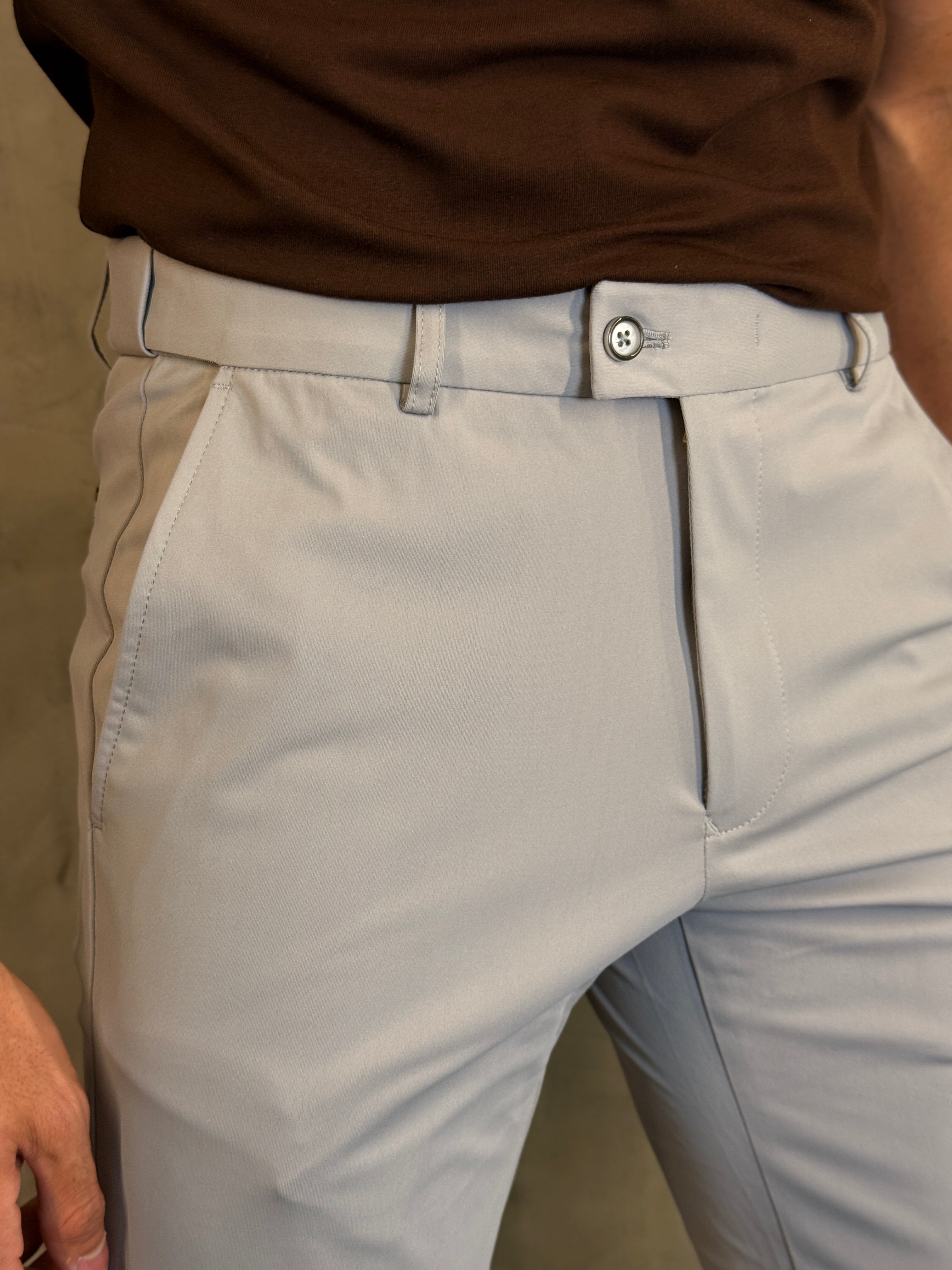 CALÇA ALF. MALHA ELASTO SLIM CINTURA ELÁSTICA