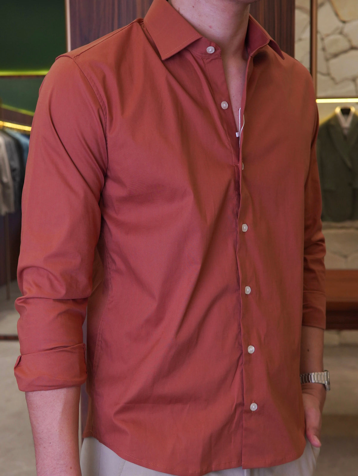 CAMISA M/L TRICOLINE FIO 50 ARMIATHO
