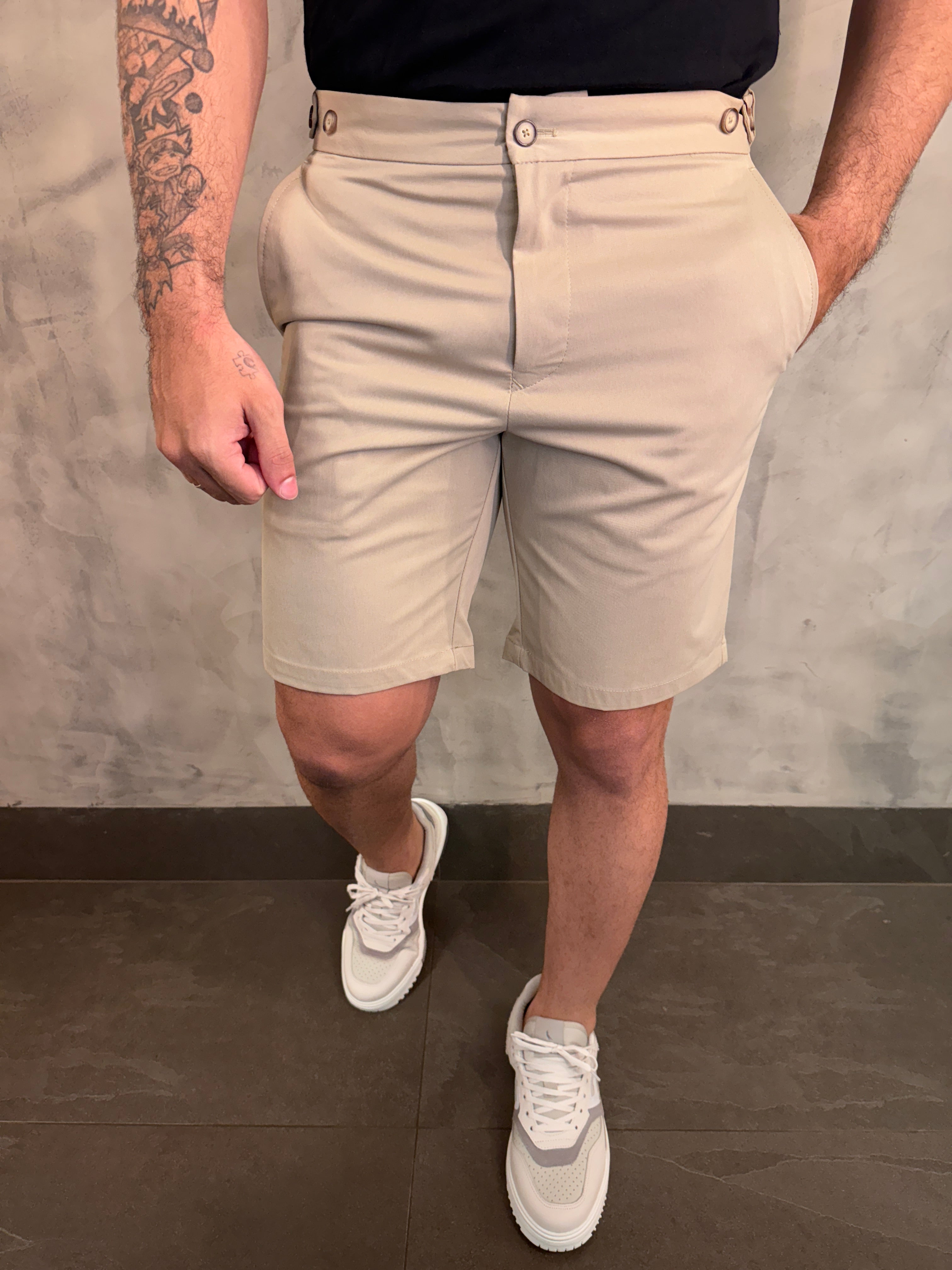 BERMUDA CASUAL-DAY STRETCH MECANICO AJUSTE COS C/ ELASTICO PONTO H