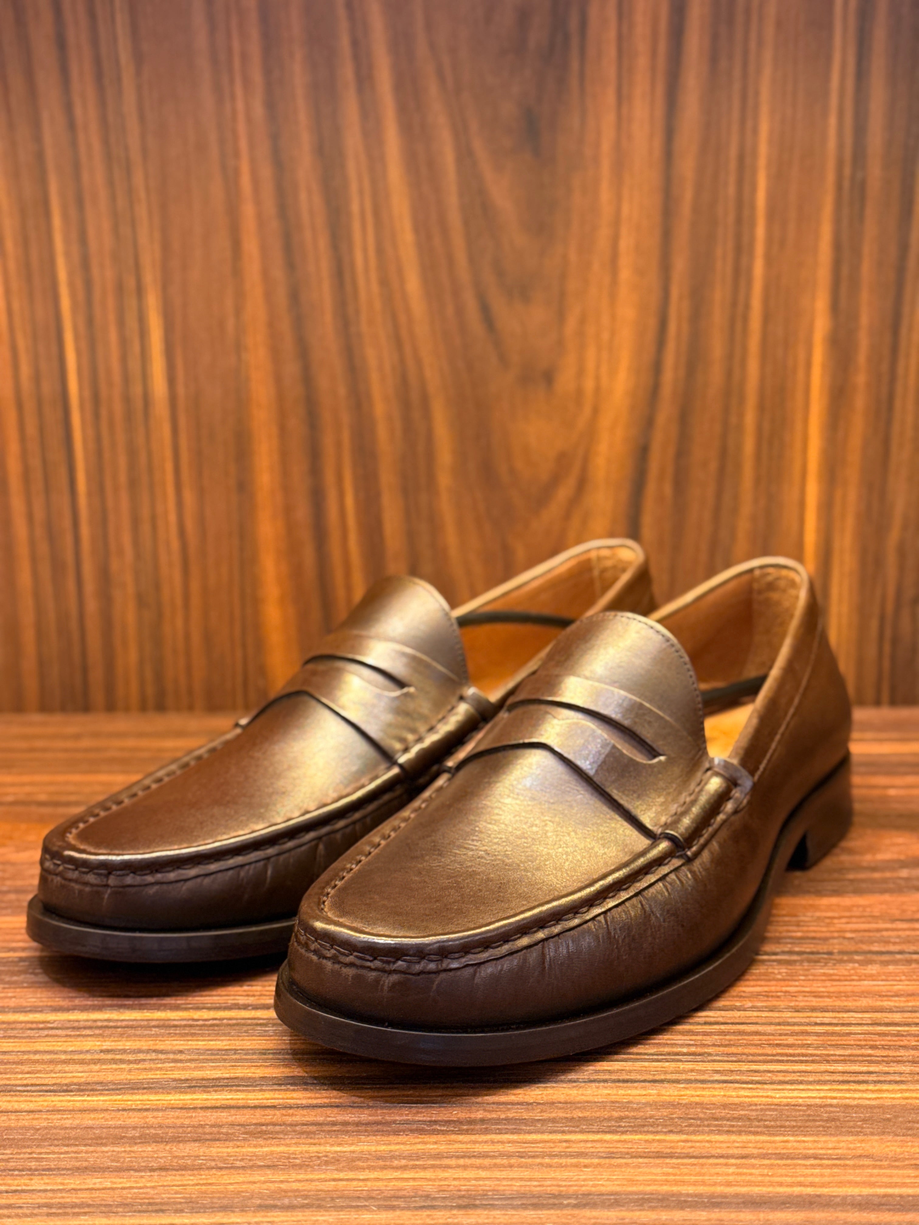 LOAFER SAVILLE COURO LISO ARMIATHO MOCA
