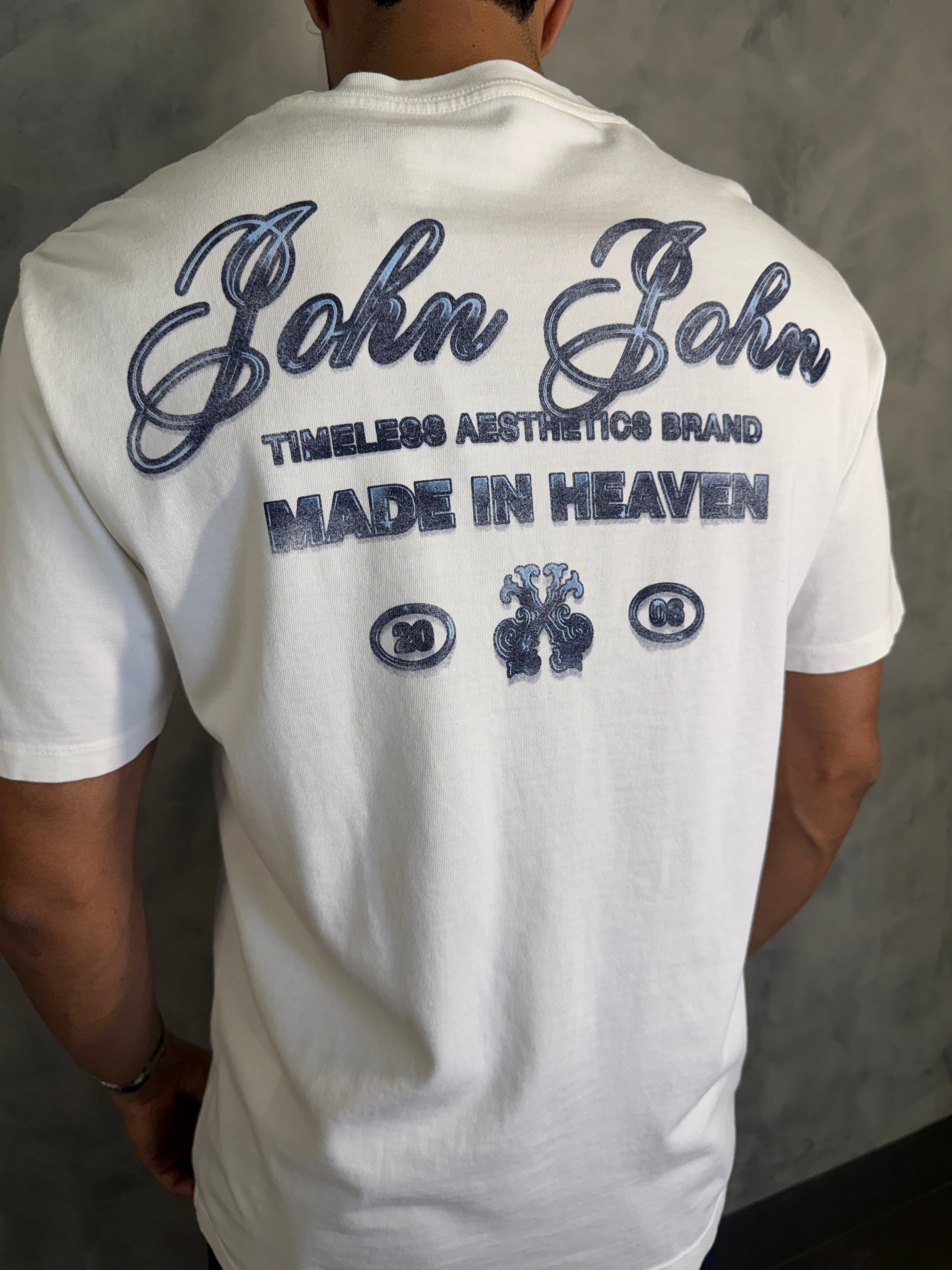 T SHIRT RX BRIGHT LIGHT JOHN JOHN OFF WHITE