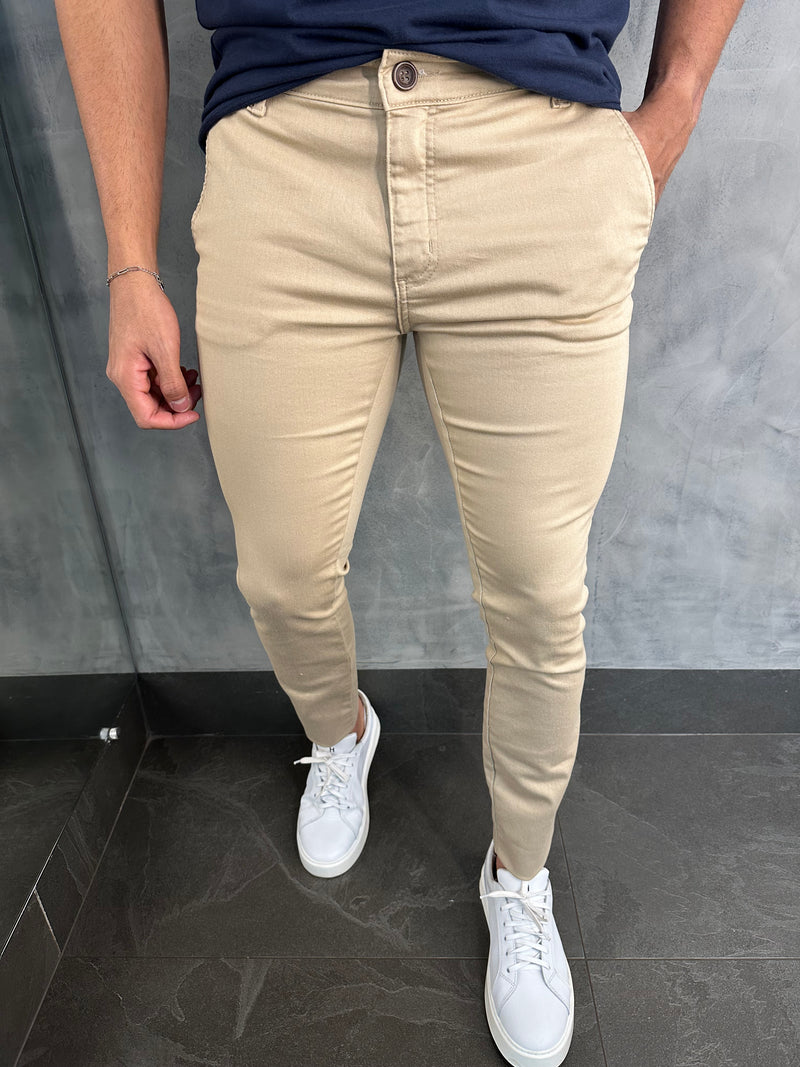 CALÇA SKINNY PK DLZ KHAKI