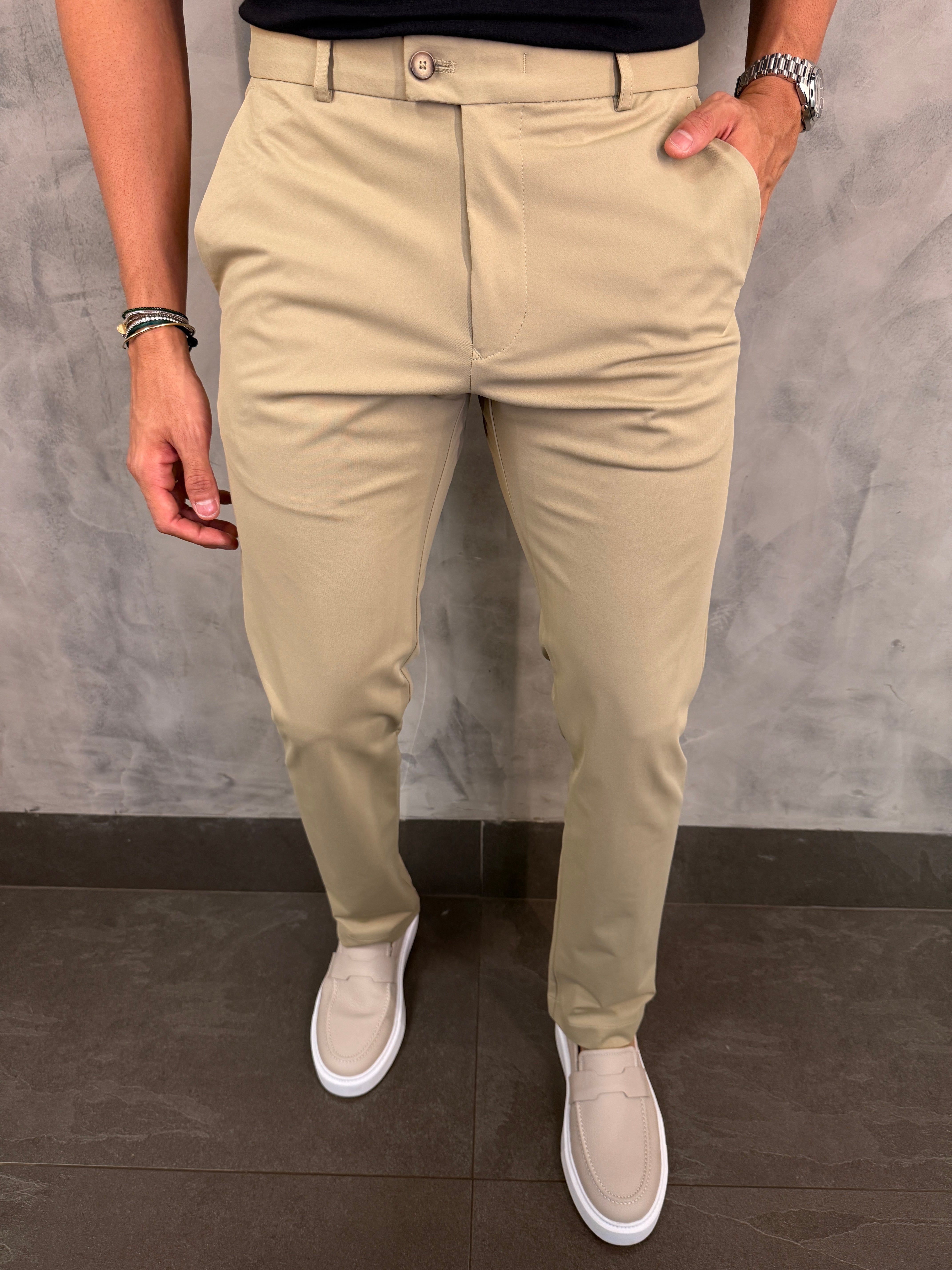 CALÇA ALF. MALHA SLIM STRETCH MECÂNICO PONTO H