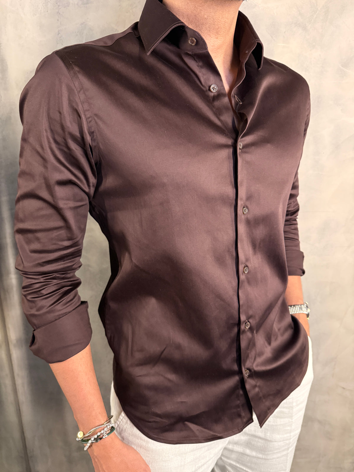 CAMISA M/L FIO 60 FIDELI