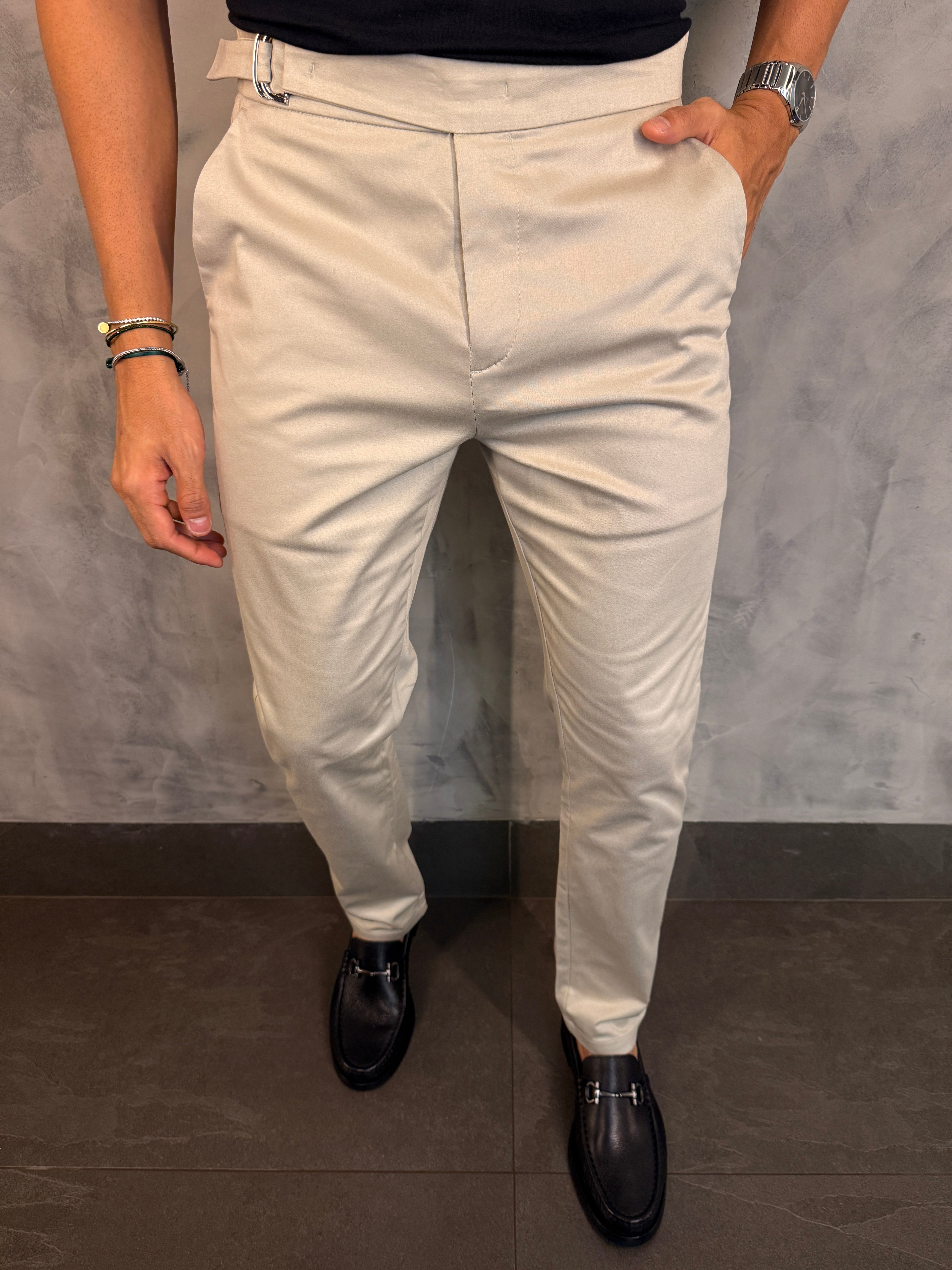 CALÇA ALF. GURKHA VENEZA PONTO H AREIA