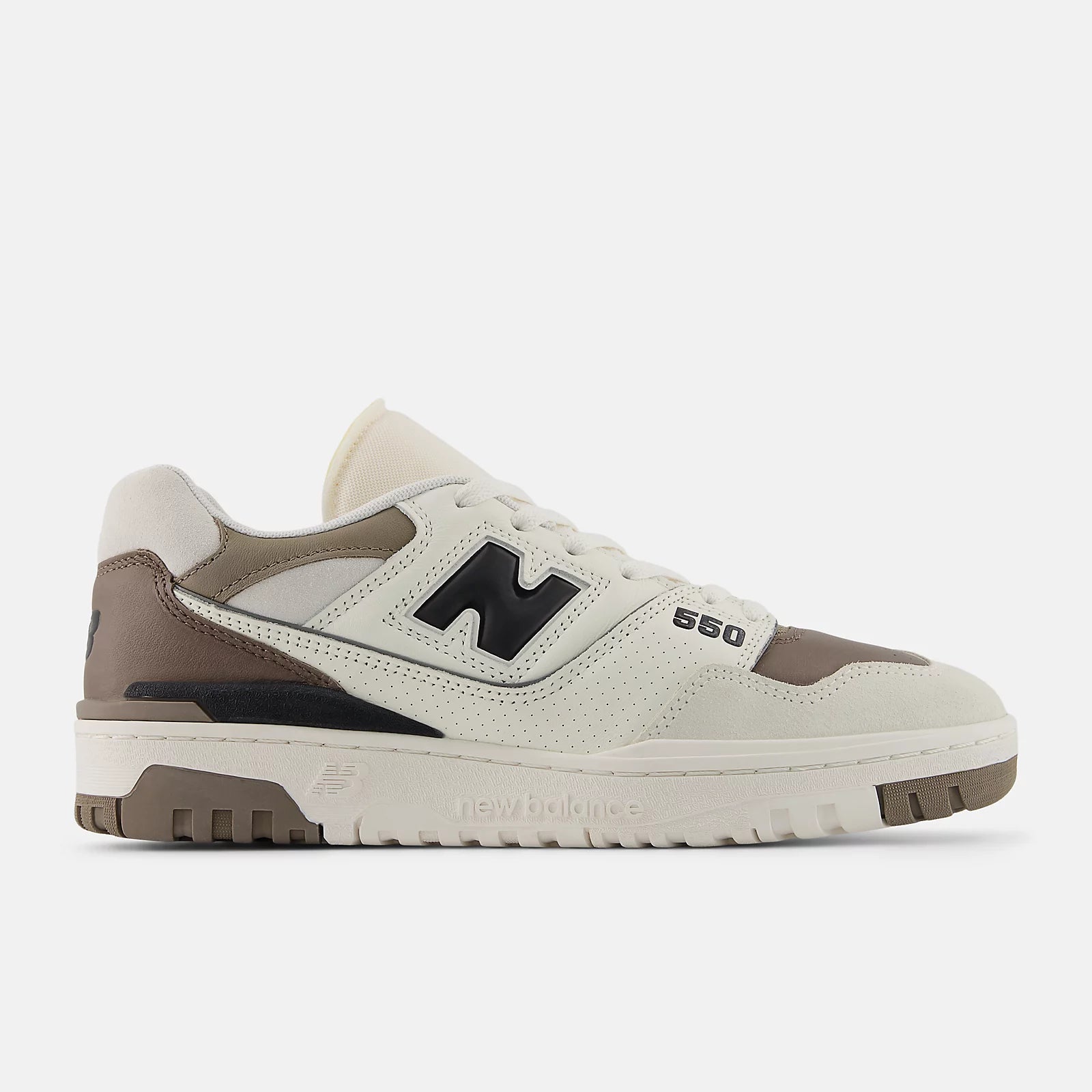 TÊNIS NB 550 NEW BALANCE BRANCO/MARROM