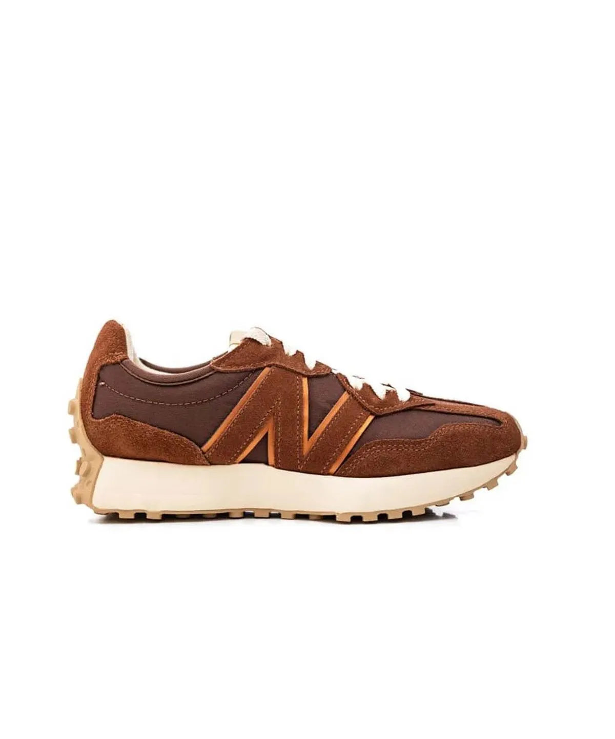 TÊNIS NB 327V1 NEW BALANCE MARROM/BEGE