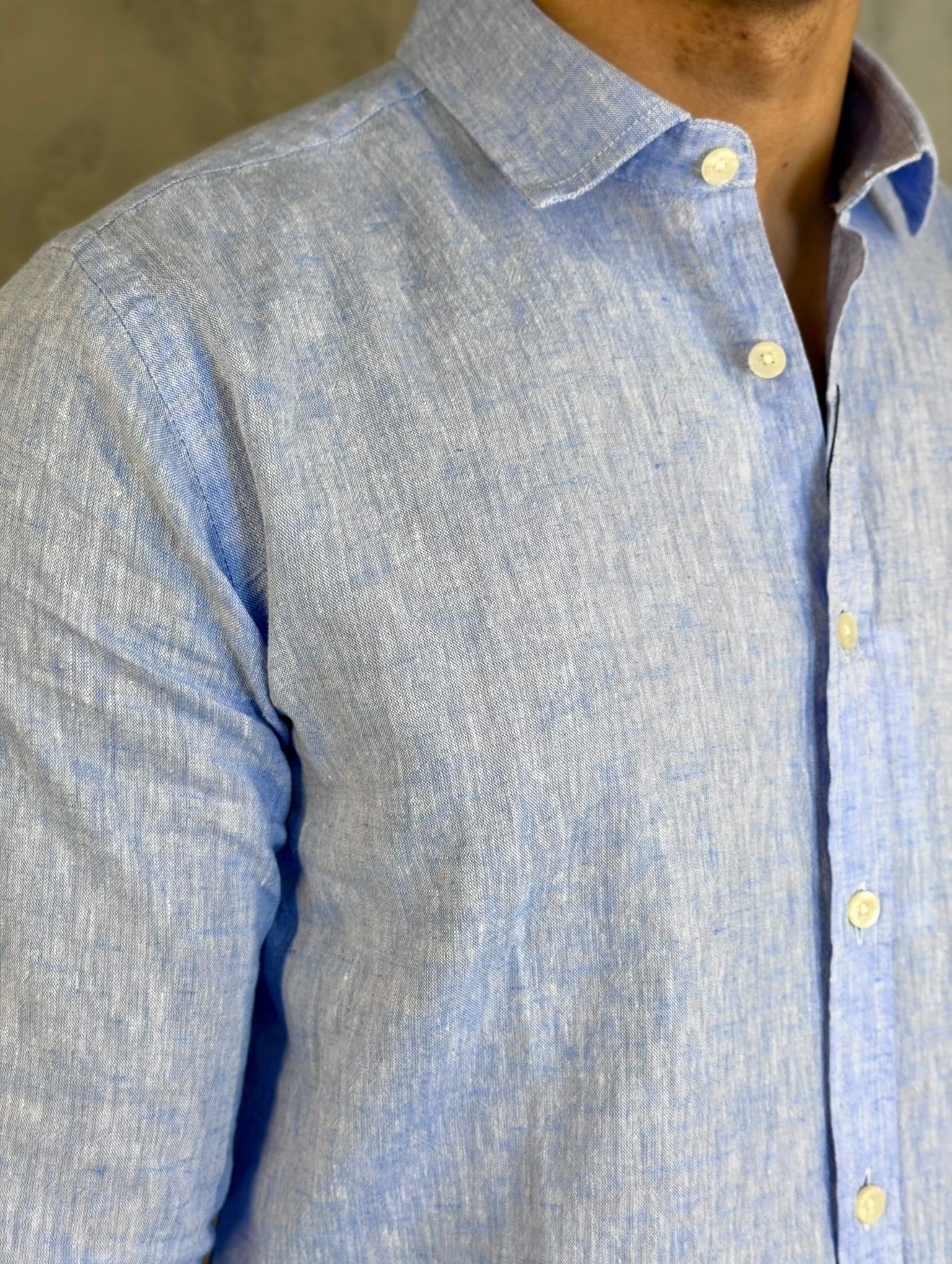 CAMISA M/L TIM MAIA PONTO H AZUL BB