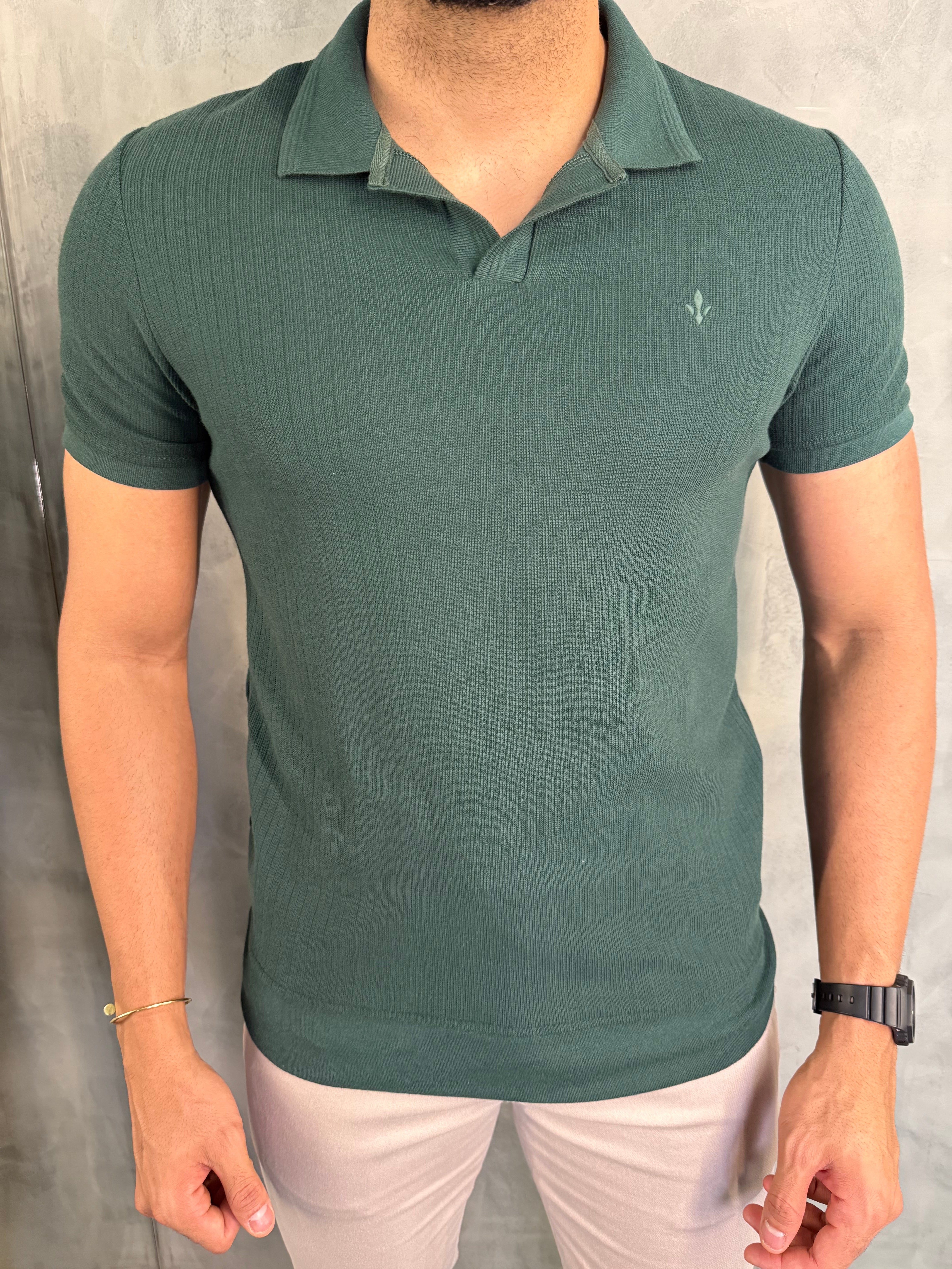 POLO TRICOT DLZ VERDE FLORESTA