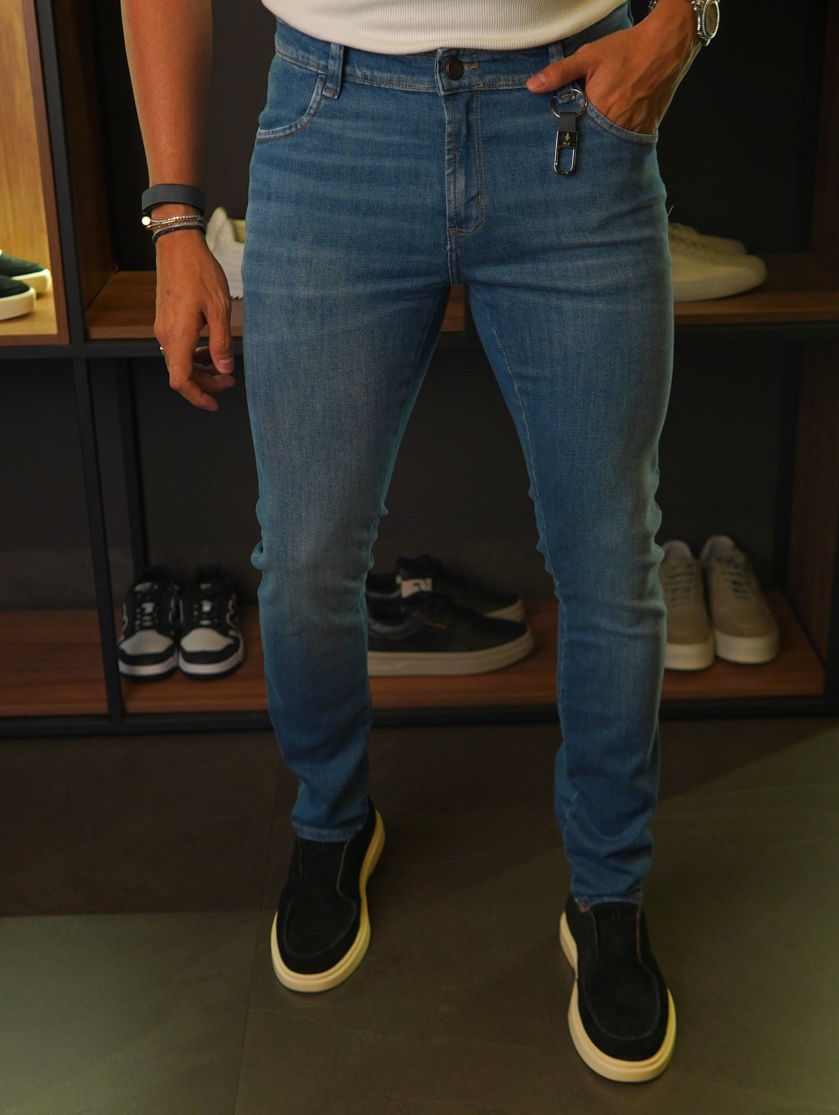 CALÇA SKINNY SELECT DLZ JEANS CLARO