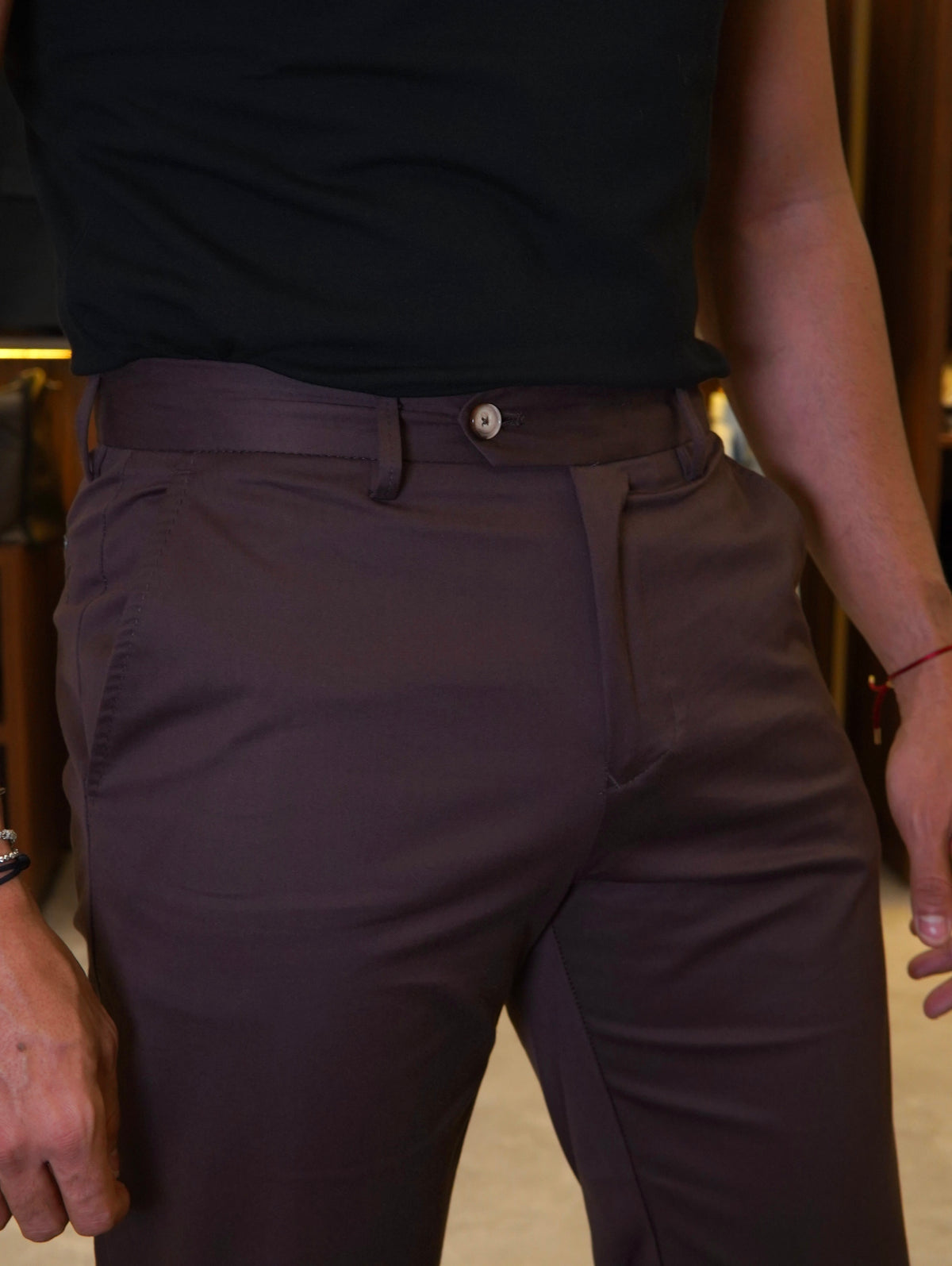 CALÇA  ALF. SARJA REGULAR STRETCH PONTO H
