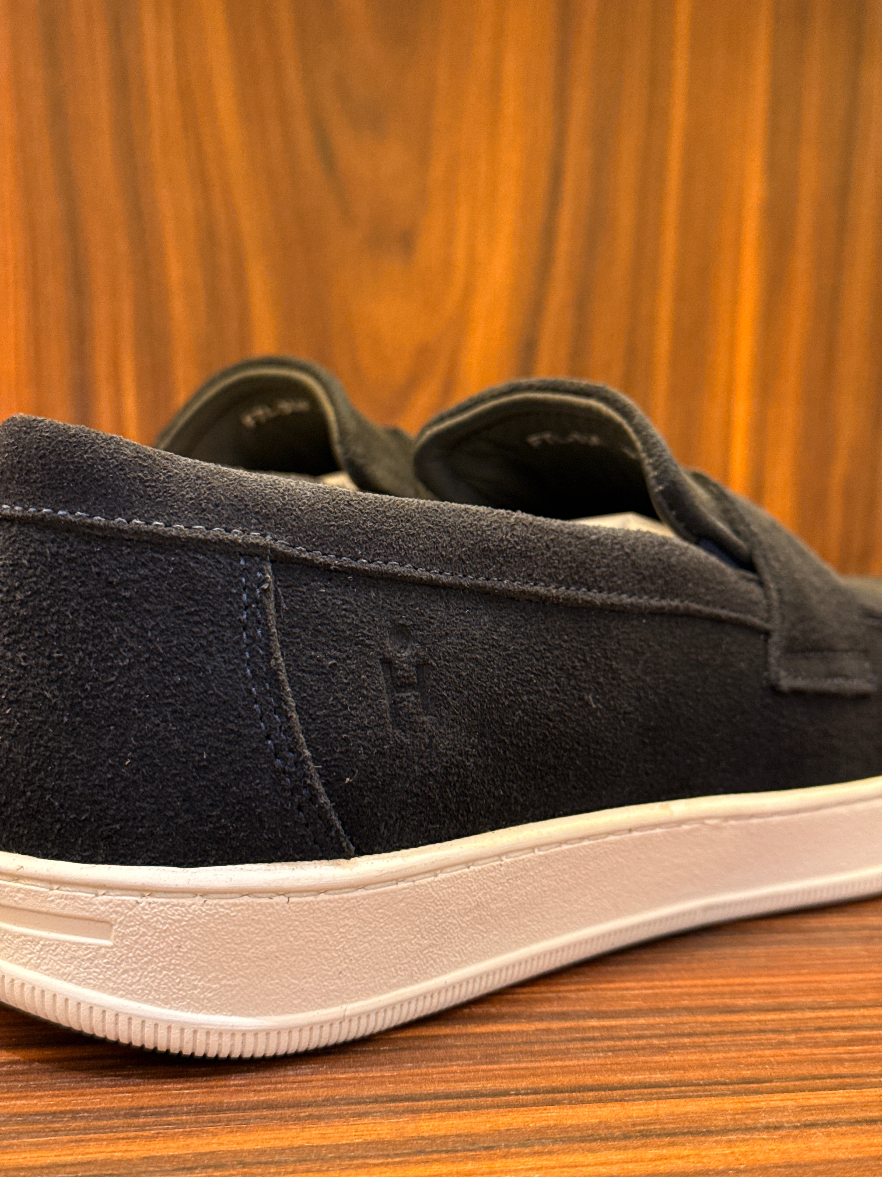 SLIP ON HORUS SUMMER CAMURÇA PONTO H AZUL MARINHO