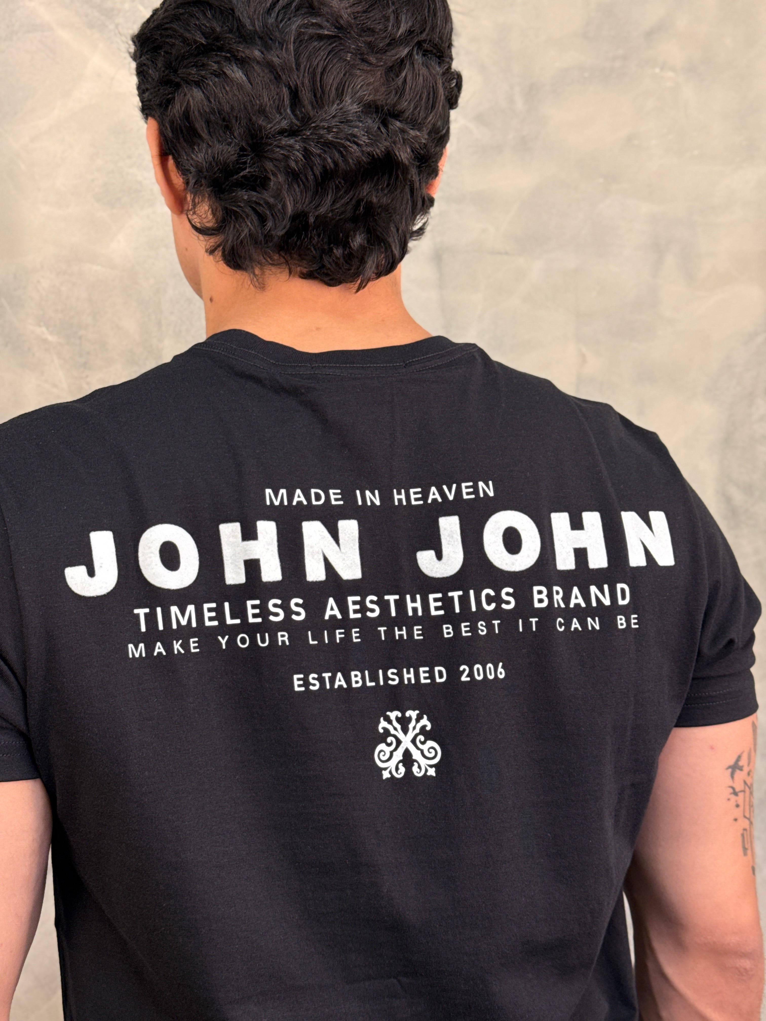T SHIRT RG PC BEST LIFE BLK JOHN JOHN PRETO