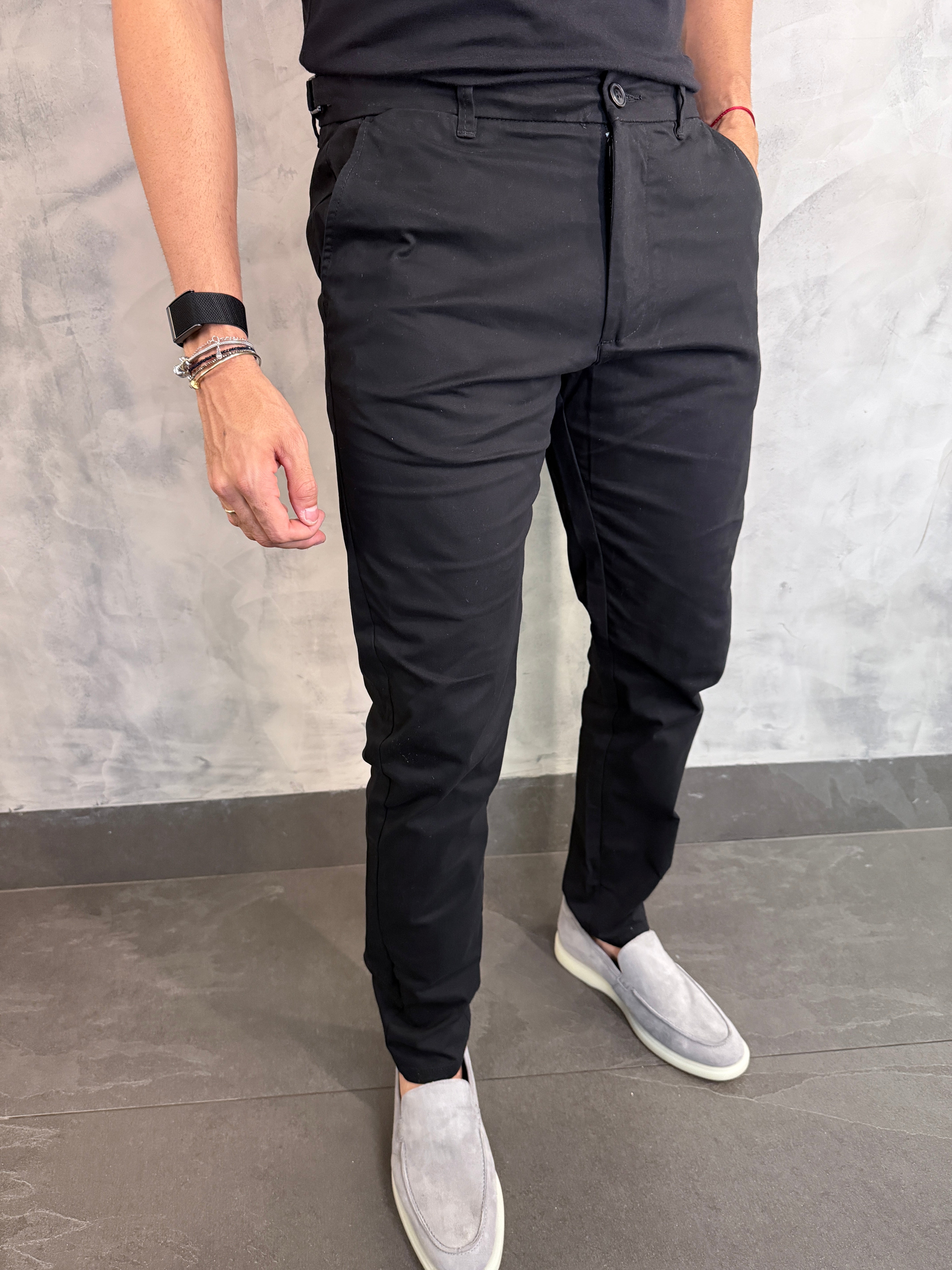 CALÇA ALF. SARJA C/ FIVELA PONTO H
