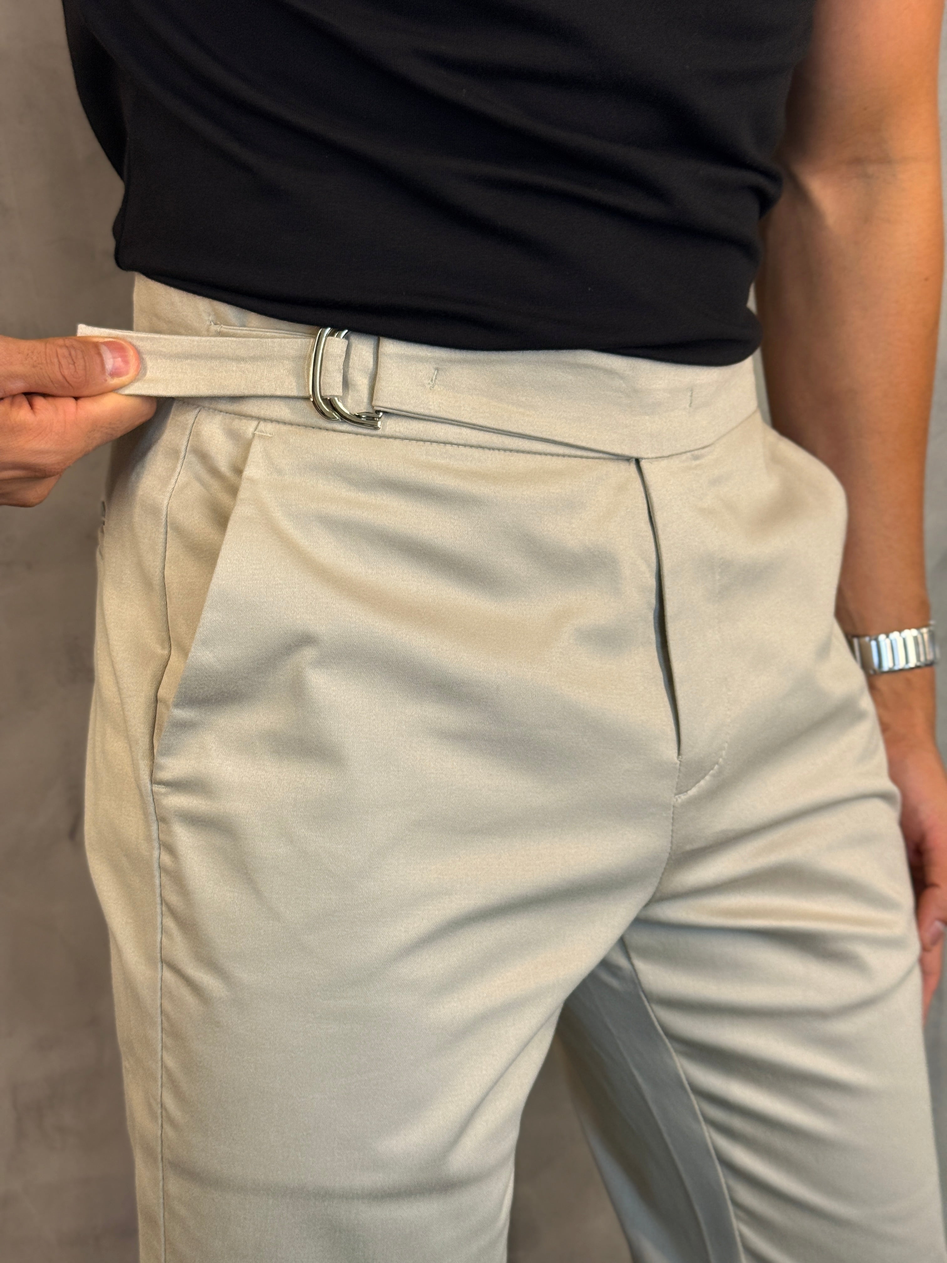 CALÇA ALF. GURKHA VENEZA PONTO H AREIA