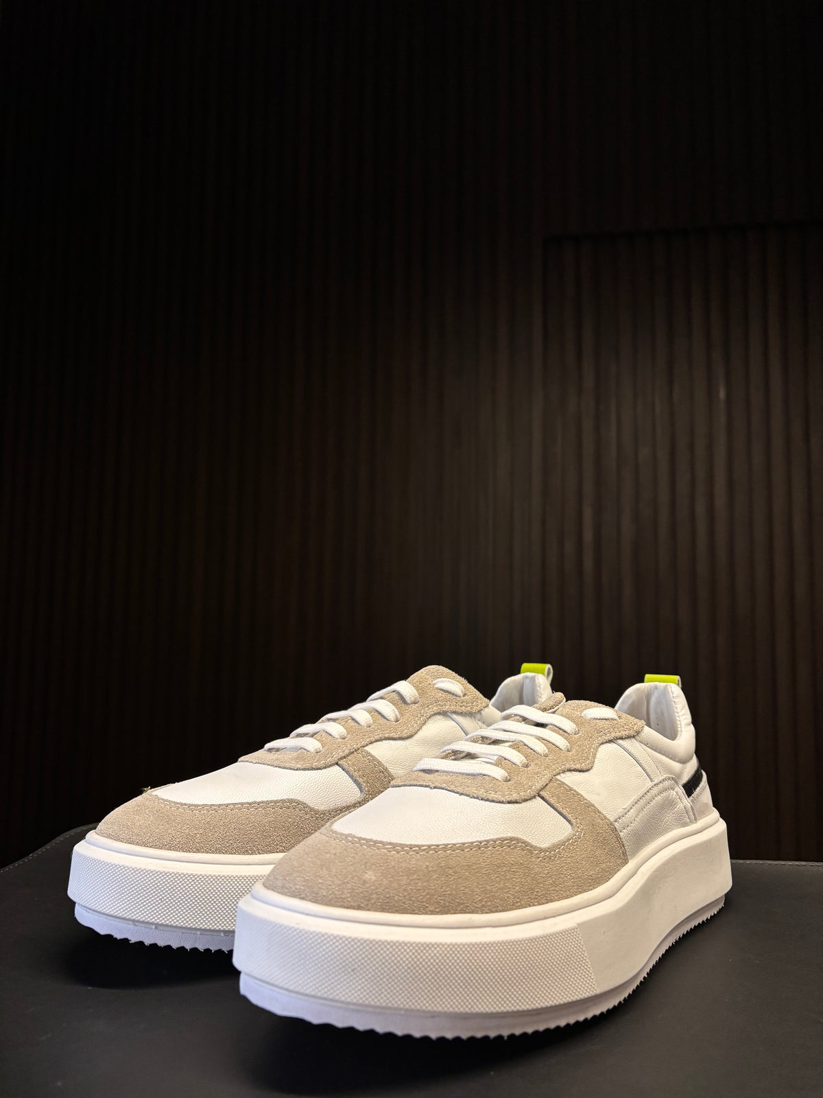 SNEAKER NICE PONTO H BRANCO/NATURAL